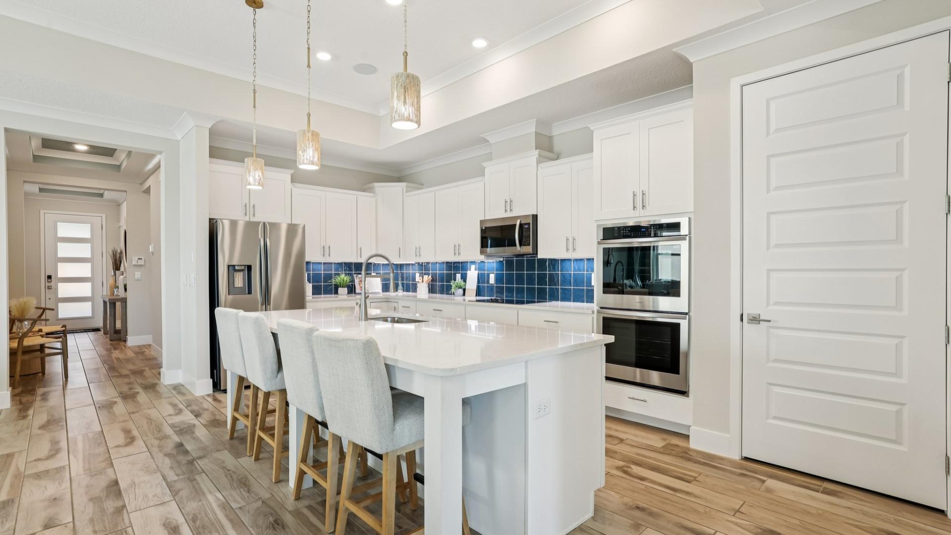 LVP flooring, stainless steel appliances, islands with storage space, and more!