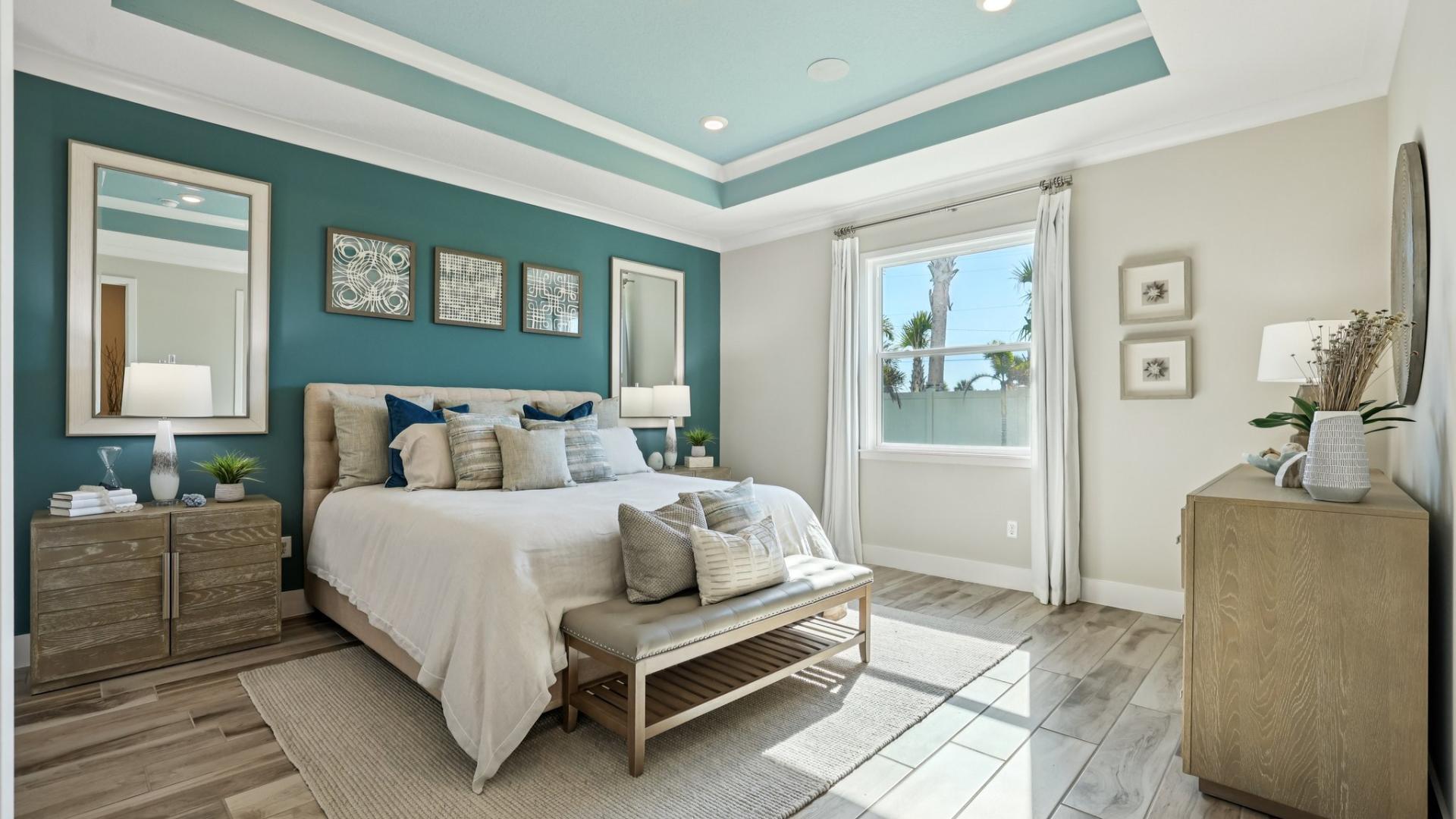 Retreat to your private master bedroom at the end of the day.