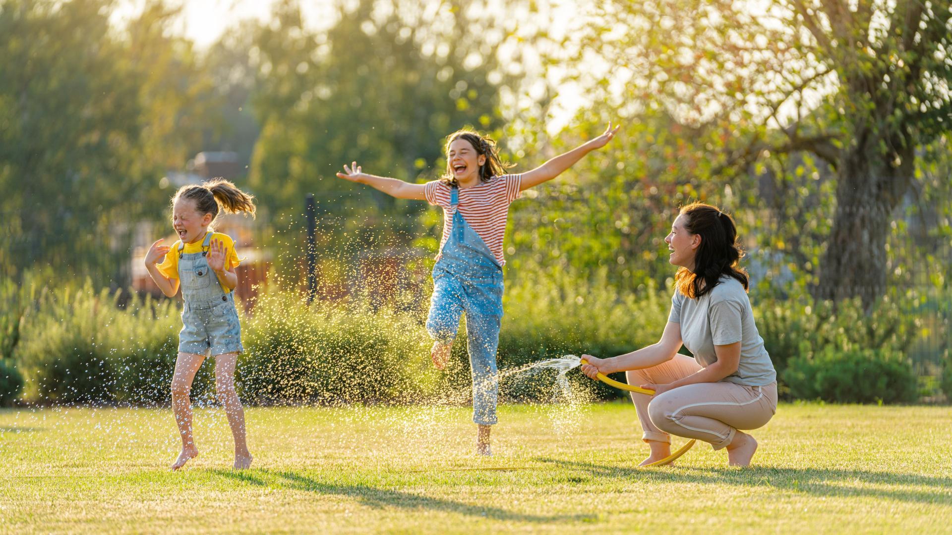 Whether it’s swings or sprinklers, there’s room for it all with ½ acre homesites.