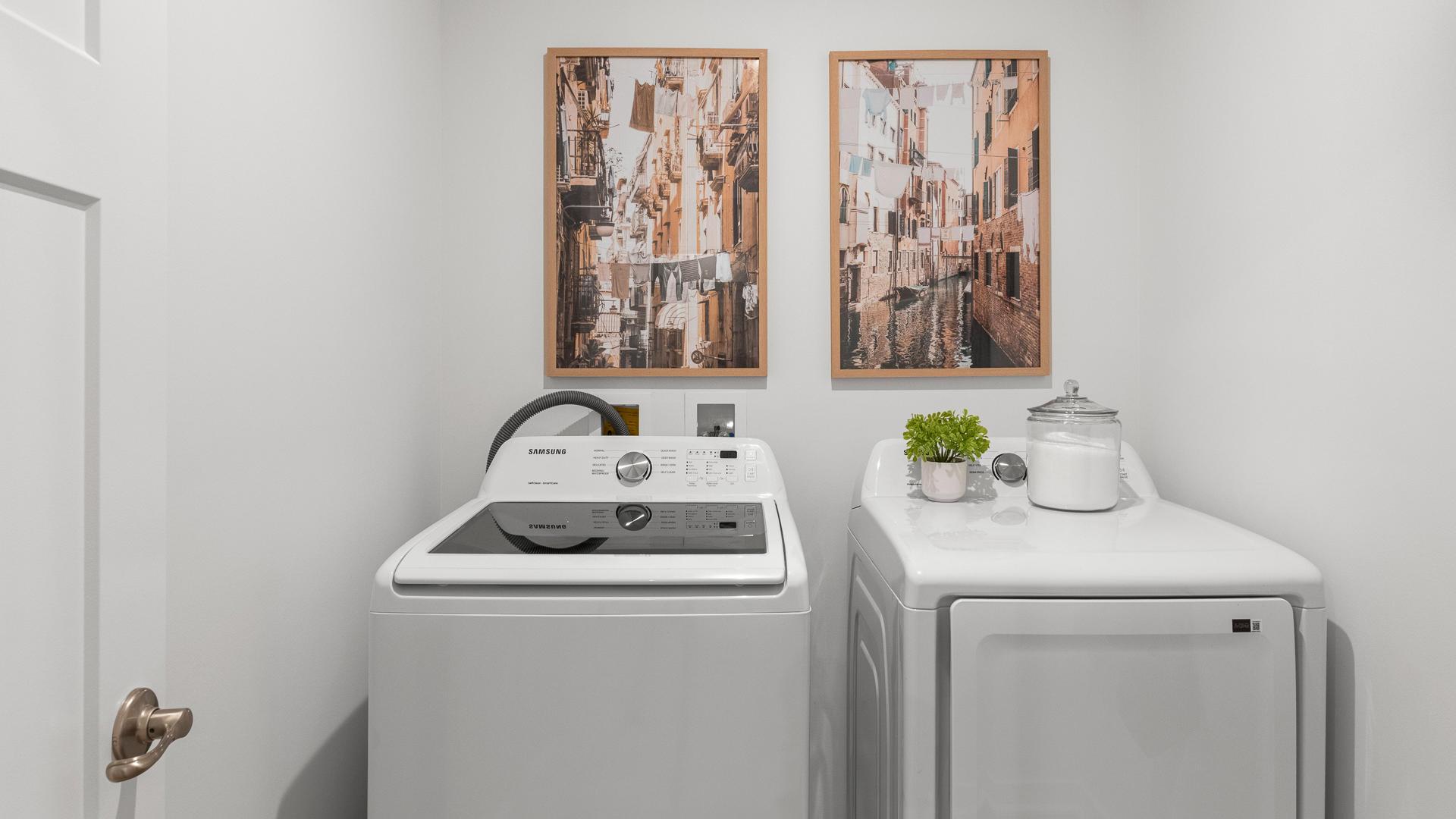 Laundry days are easier when it’s all yours.