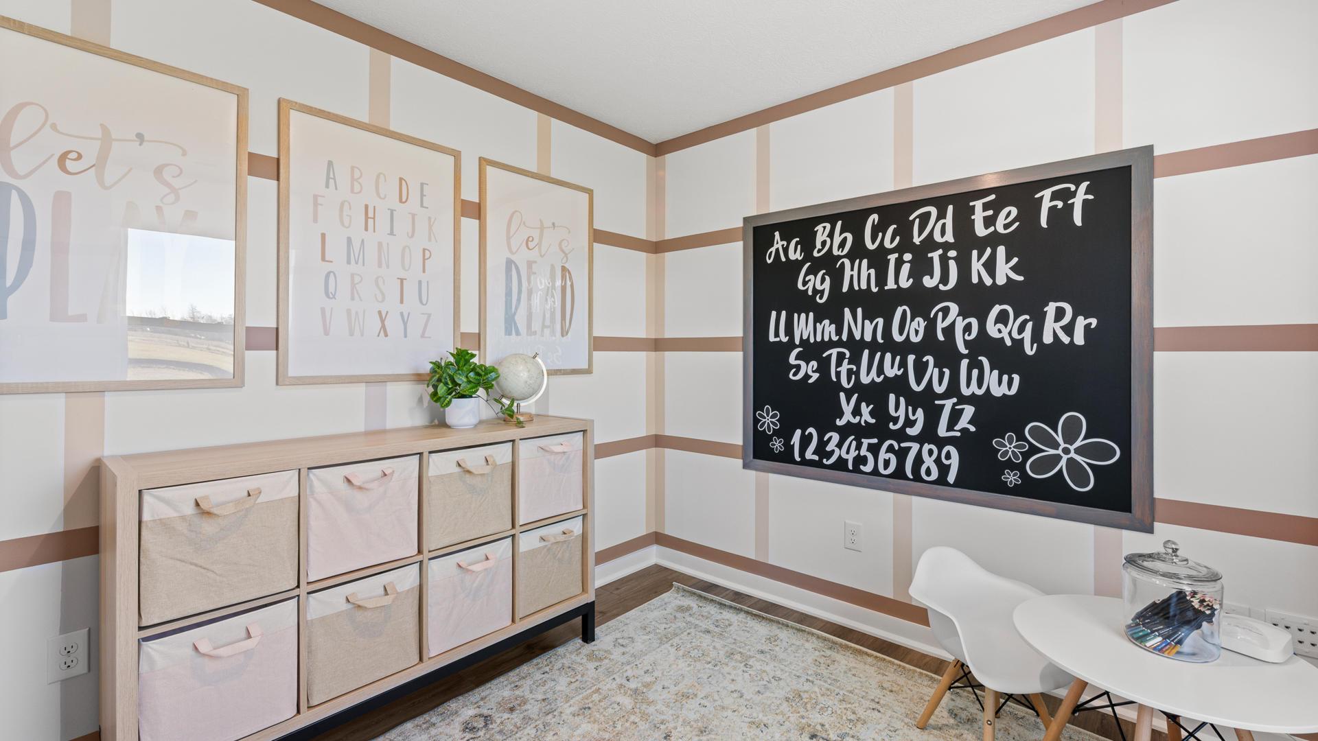 Add a playroom with your additional flex space.