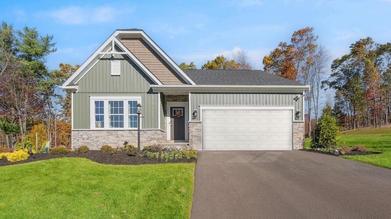 The newest community of ranch homes with personalization available and low Butler Township taxes.