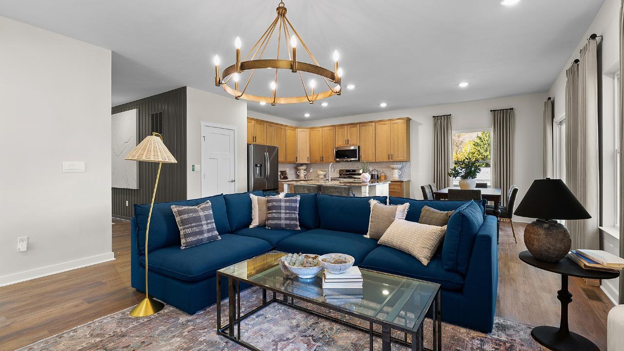Simplistic designs with open floor plans and space in the right places.