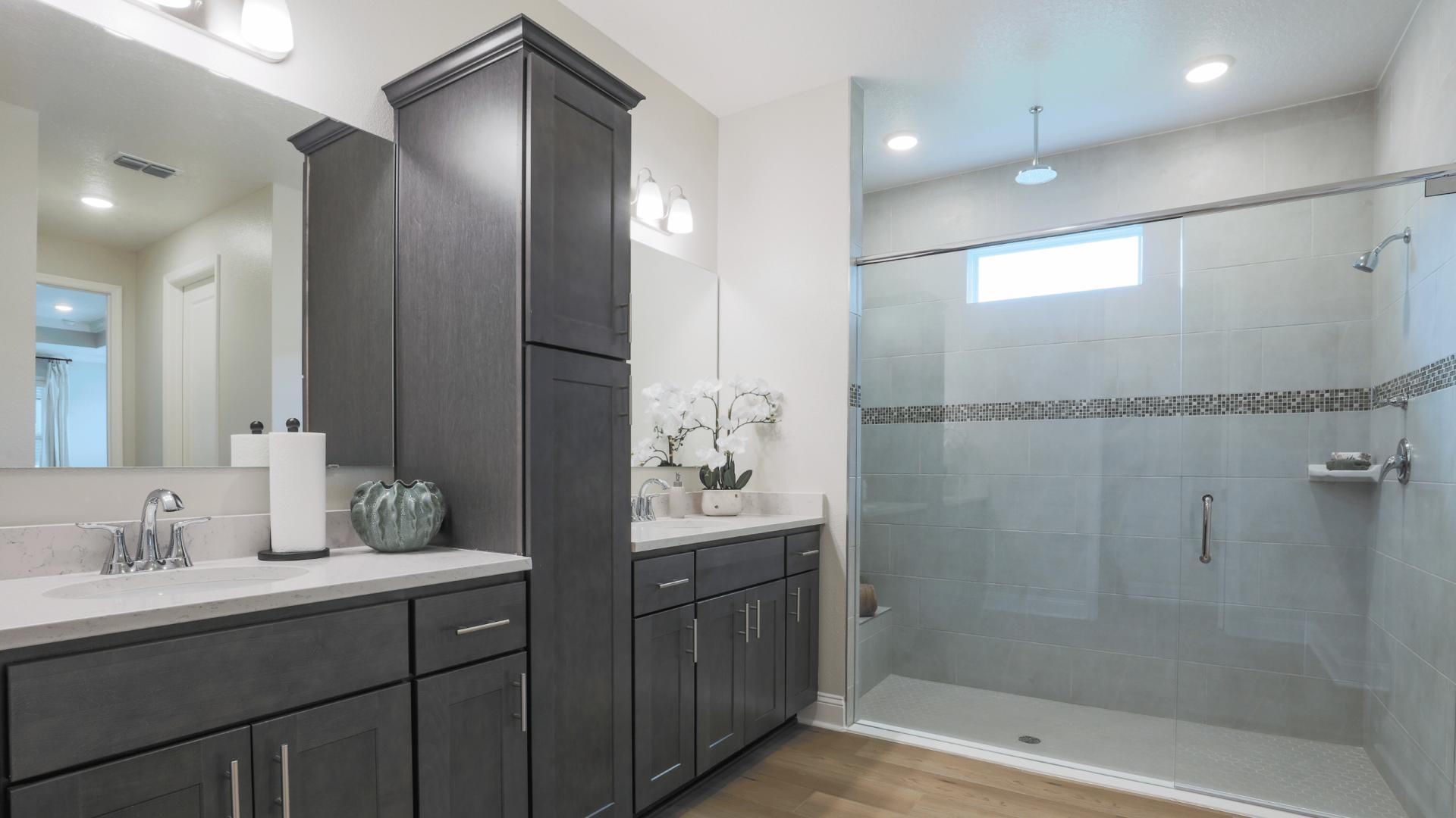 Relax in your private master bathroom at the end of the day.