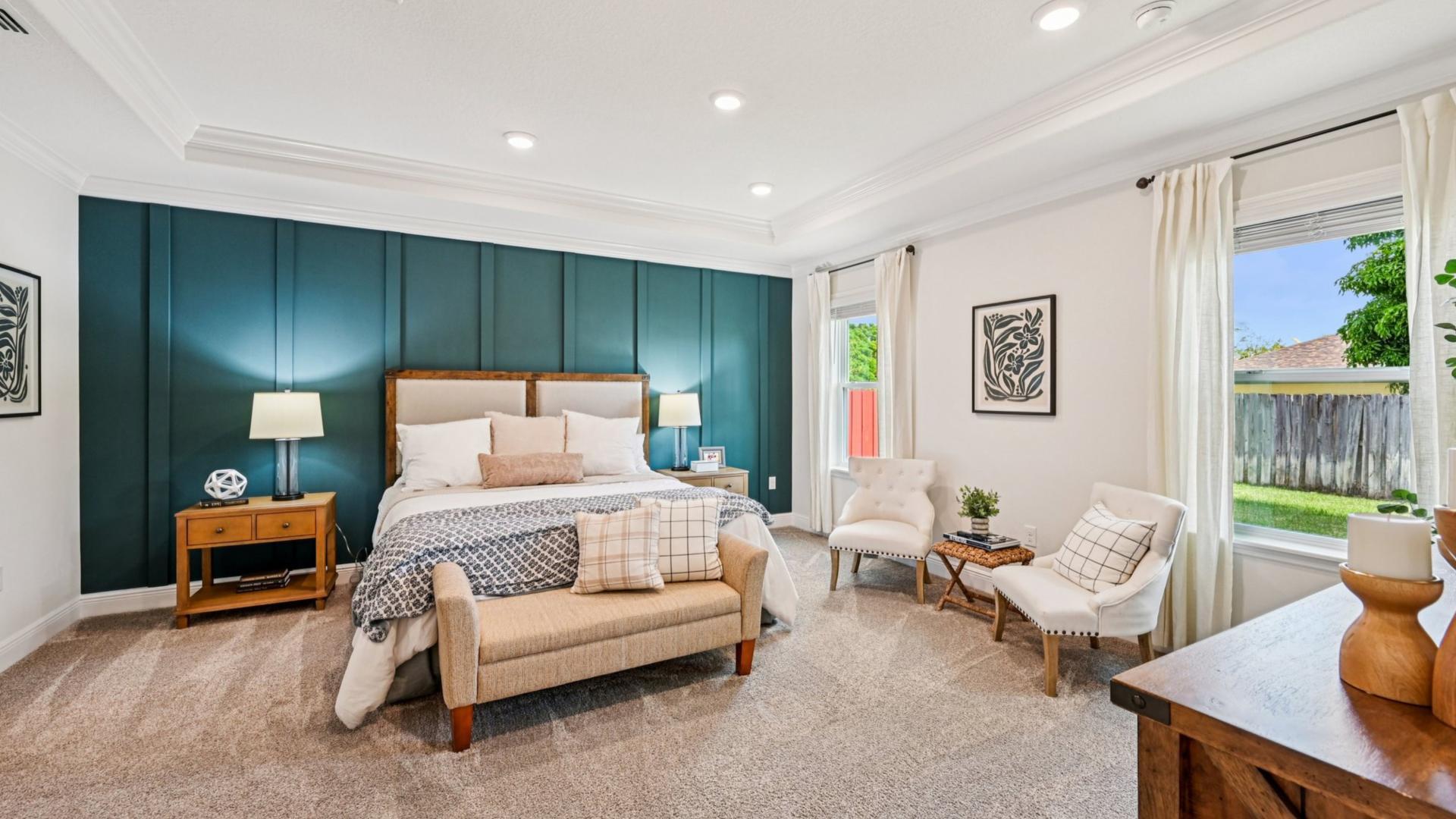 Wind down in your new, luxurious master suite.