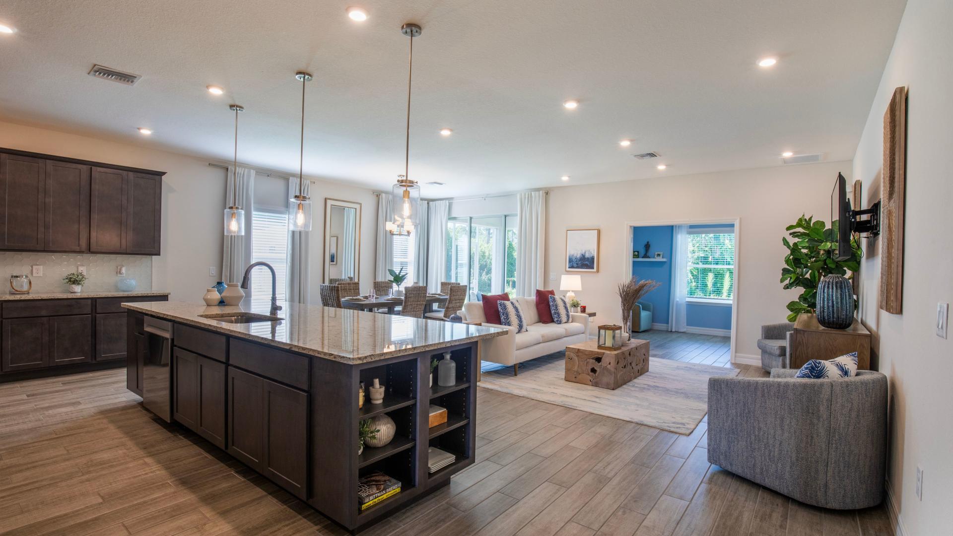 Sunday family dinners are effortless with open layouts—plenty of space, no fold-out tables needed.