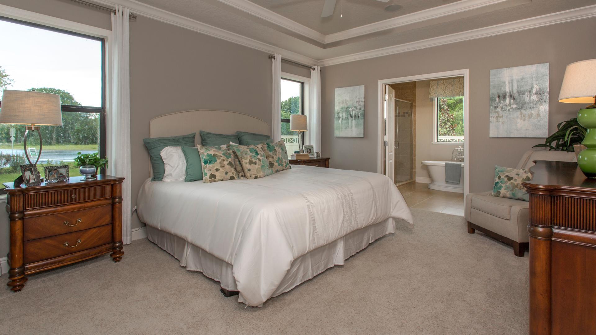 Create a relaxing retreat in your master bedroom, it will be your favorite place to recharge.