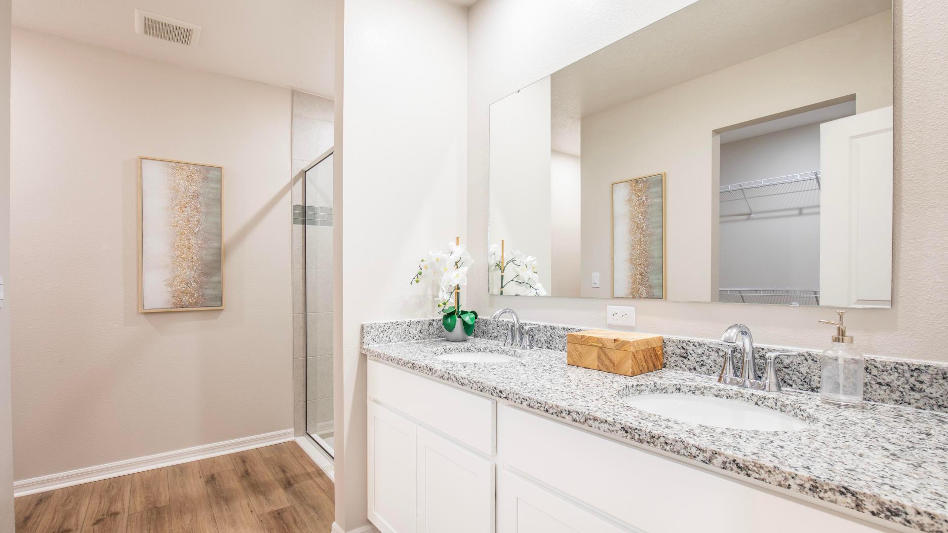 Everyone in your family can have their own space to get ready.