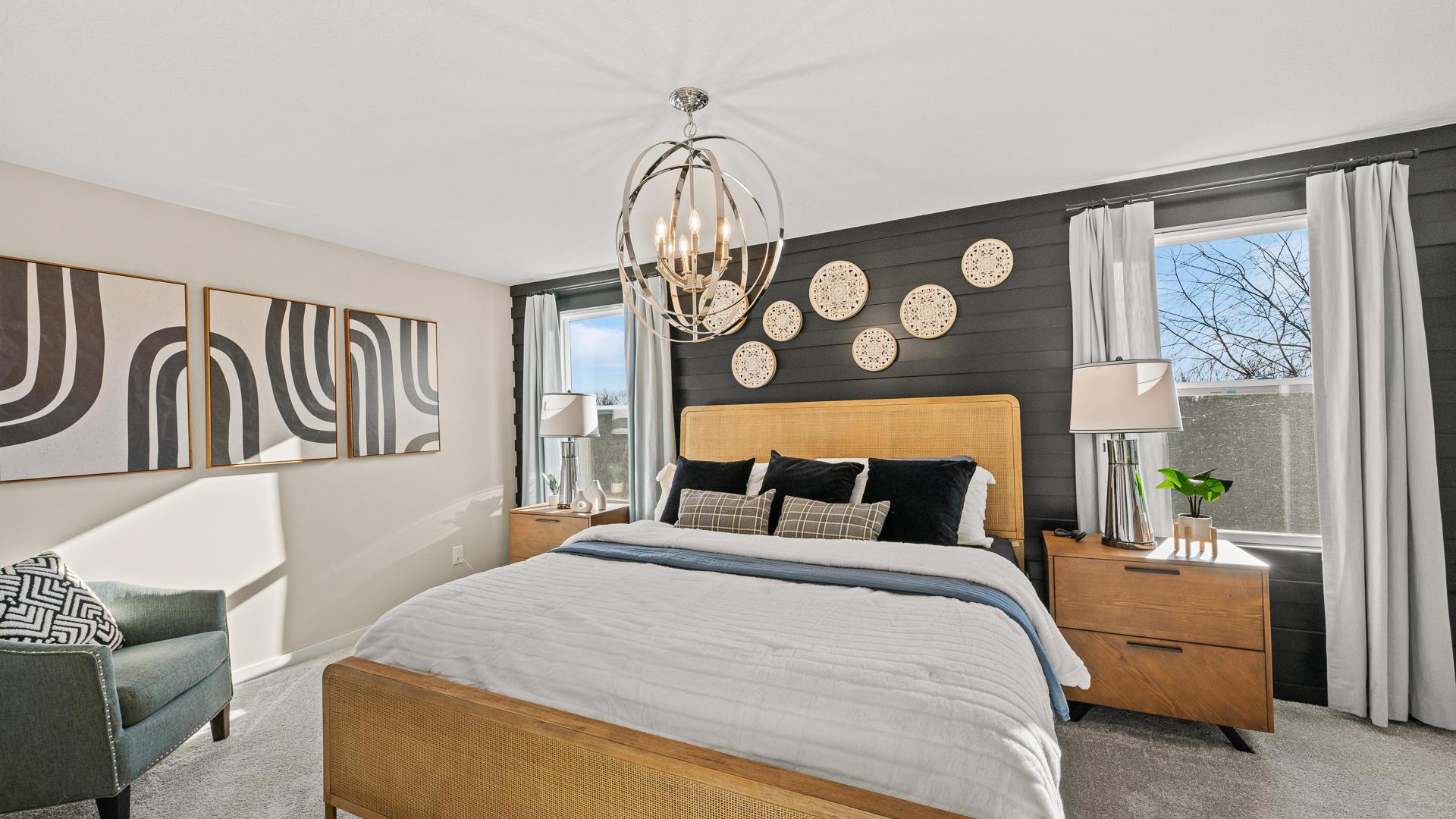 Your master suite is sure to become a personal sanctuary.