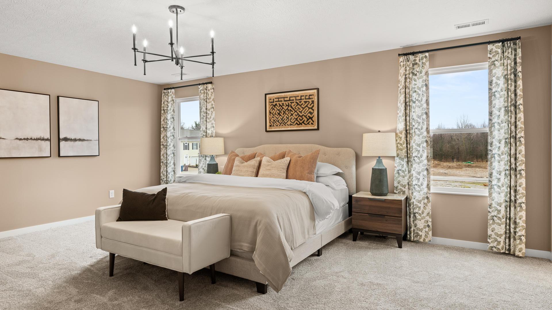Your master bedrooms will feature walk in closets and modern bathrooms.