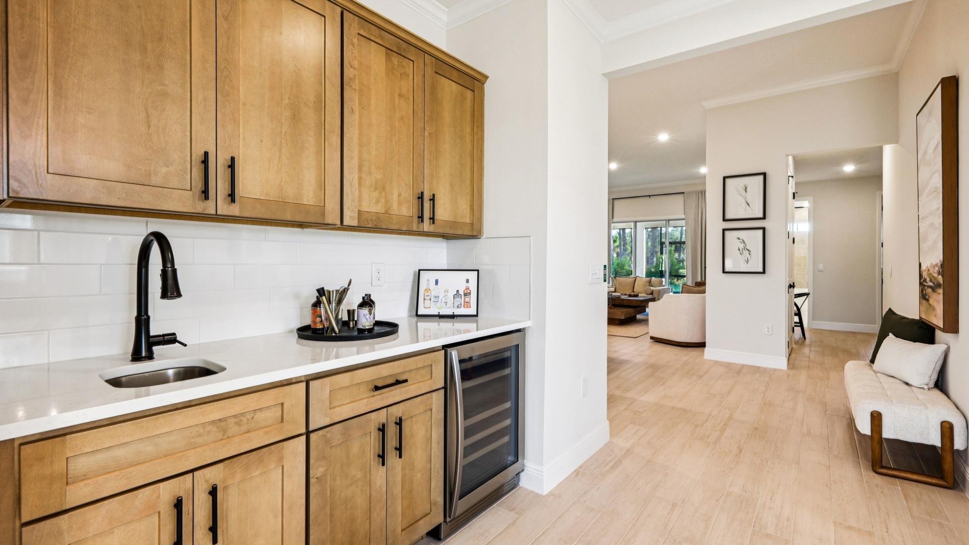 Separate entry and kitchenette for parents, kids, guests, or home offices—space for all generations.