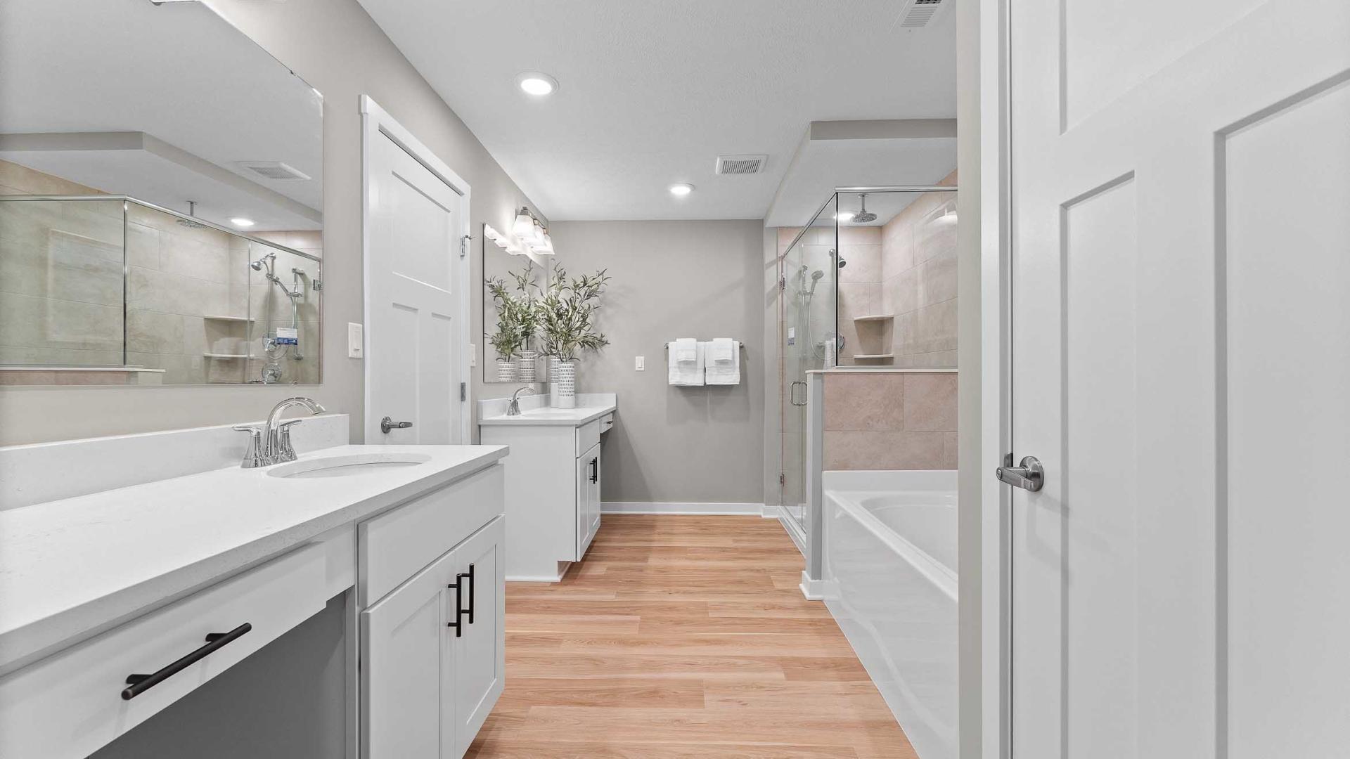 All home designs have at least 2 ½ baths.