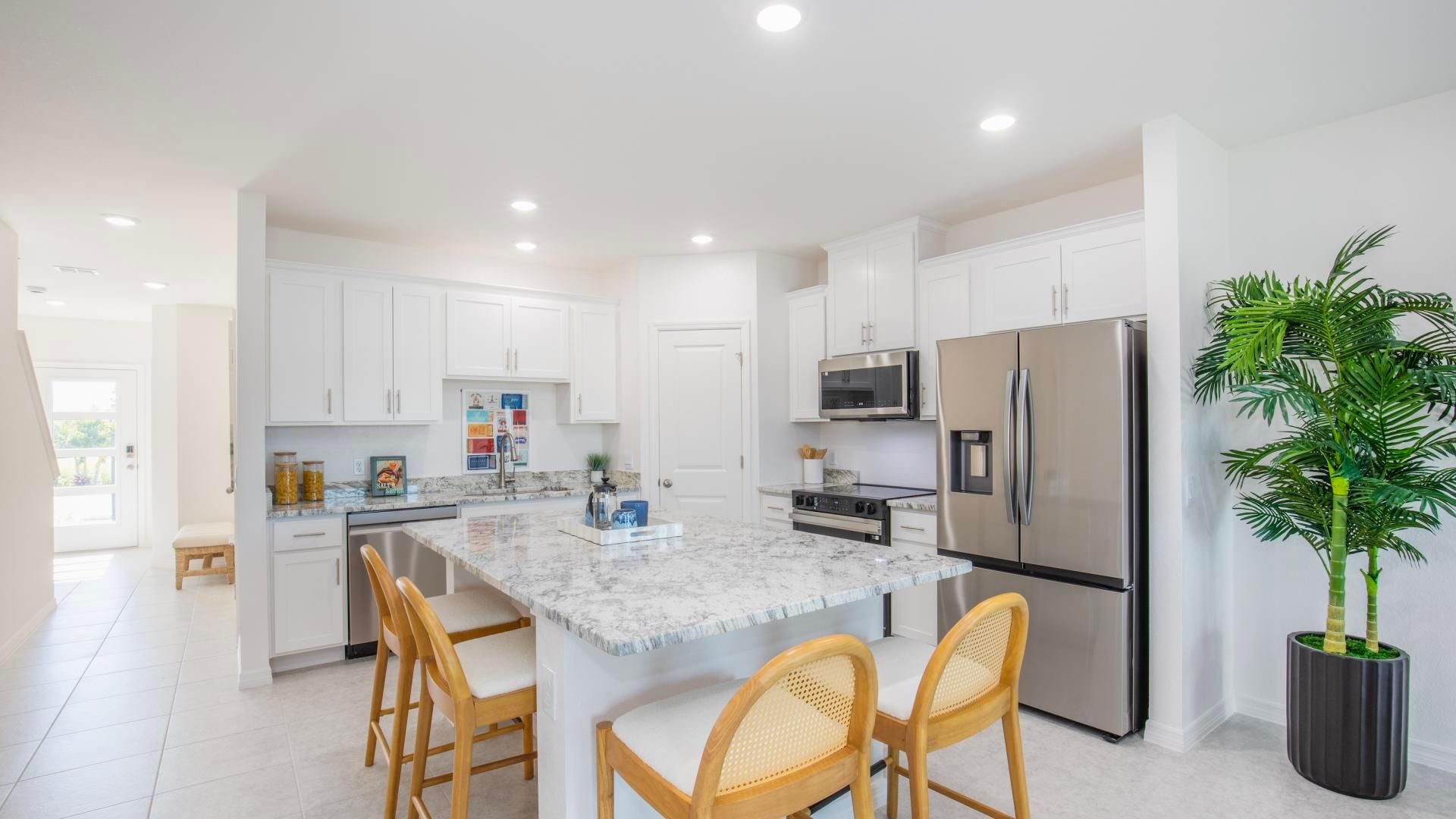 Be a part of the process when selecting your colors, finishes, flooring, countertops, and cabinets.