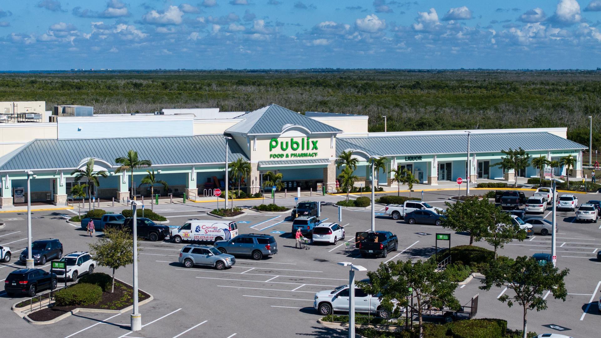 Shopping or grabbing a pub sub is easy with Publix less than a mile from home.