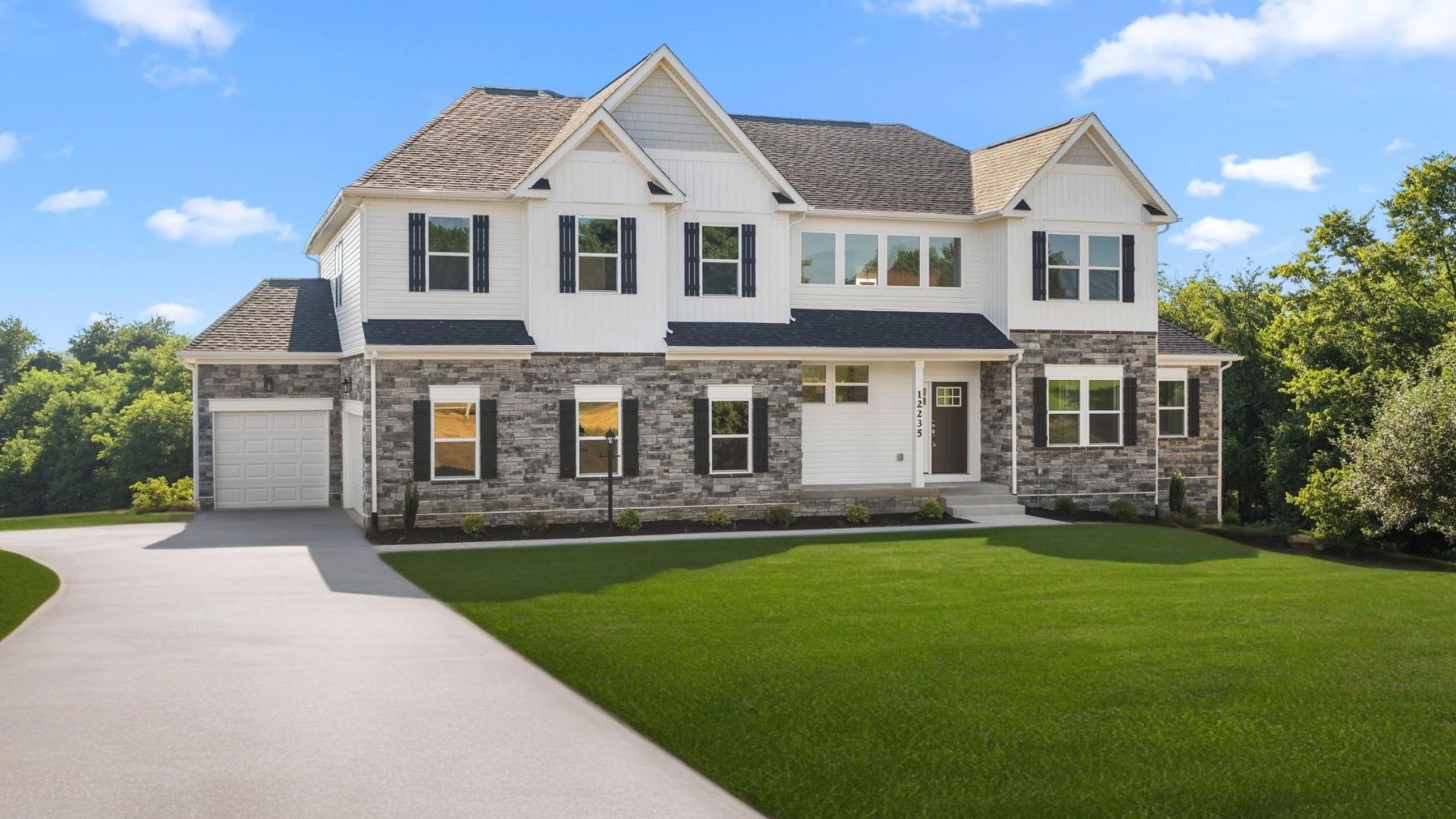 Franklin Park’s best priced luxury new homes in North Allegheny school district.