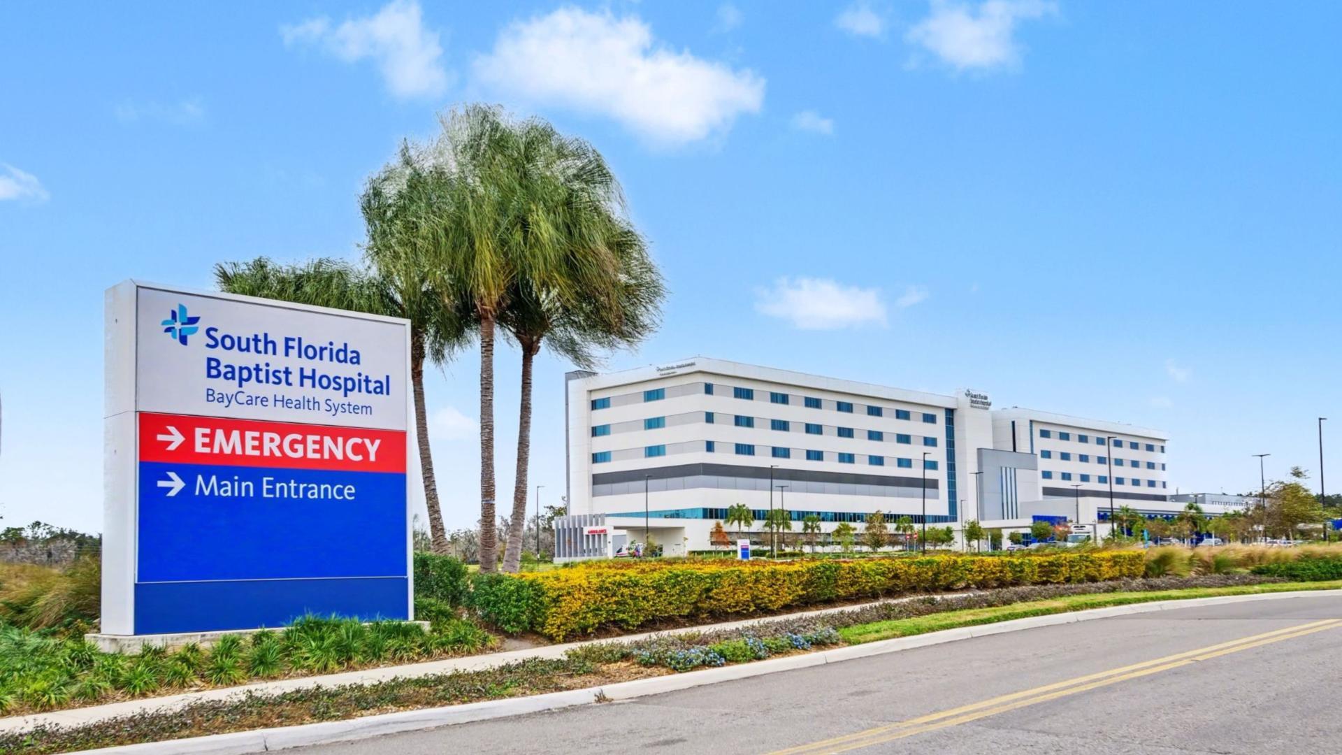 Top medical care minutes away: South Florida Baptist, Lakeland Regional, &amp; Baycare are within 6-18 miles.