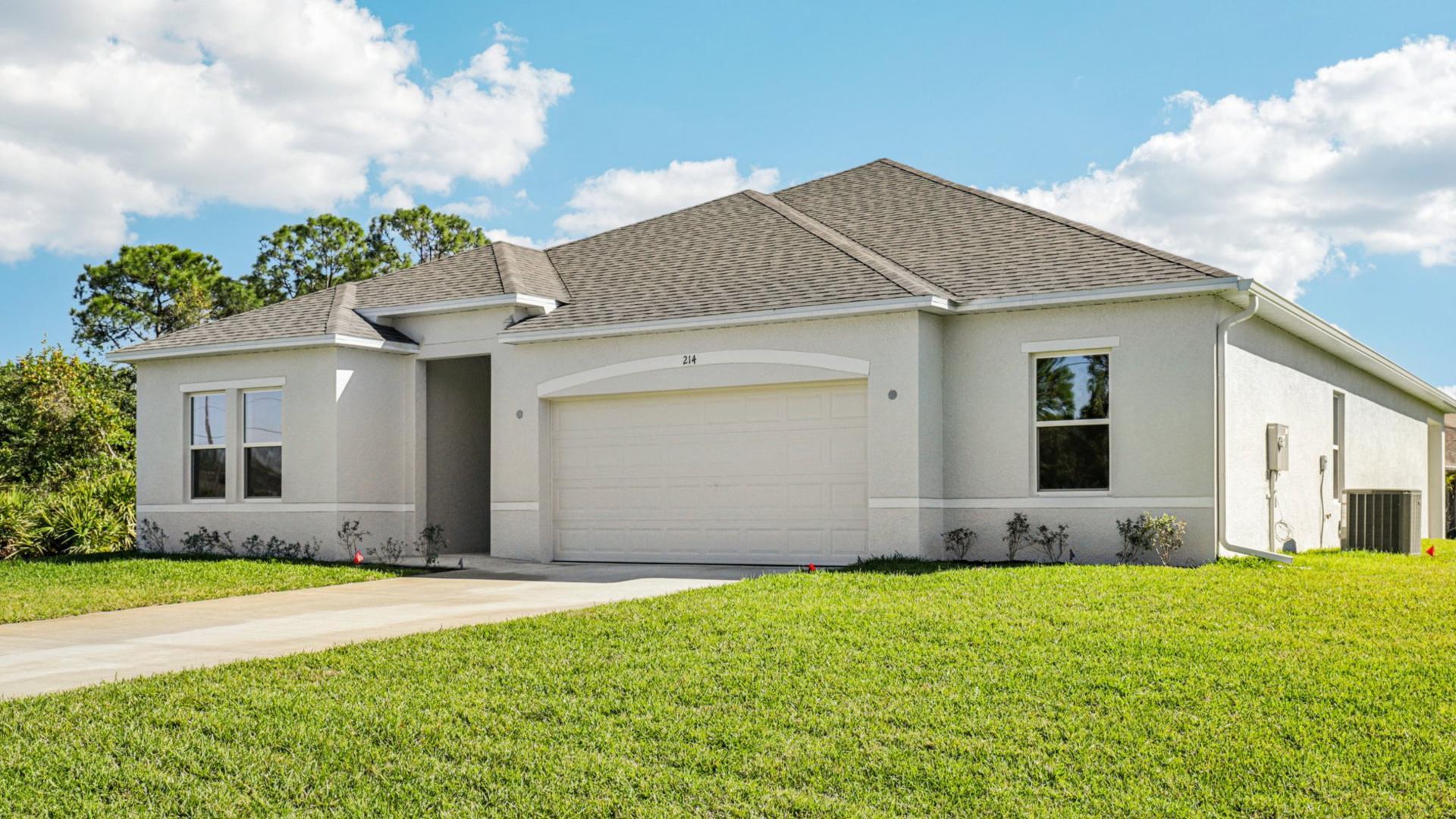 Every home in Palm Coast features durable block construction to stand up against Florida's strongest weather.
