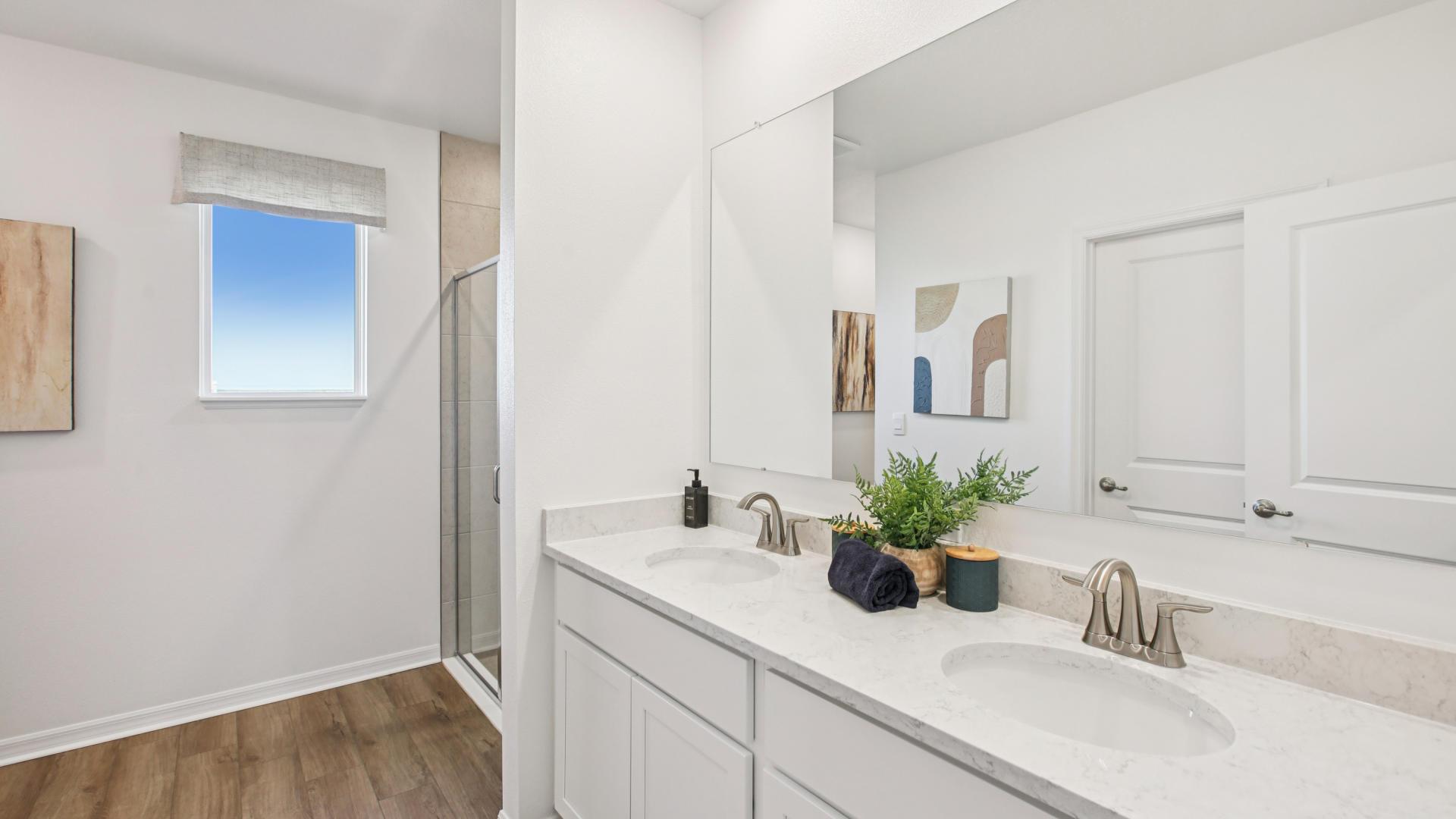 Have choices in the design of your spa- like master bathroom for a peaceful sanctuary.