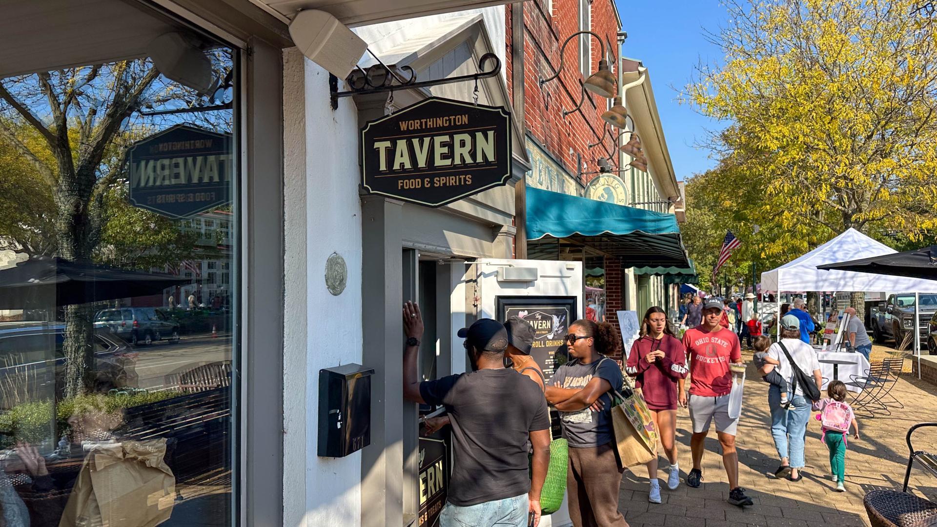 Old town Worthington is filled with boutique restaurants &amp; shops for Friday night date night.