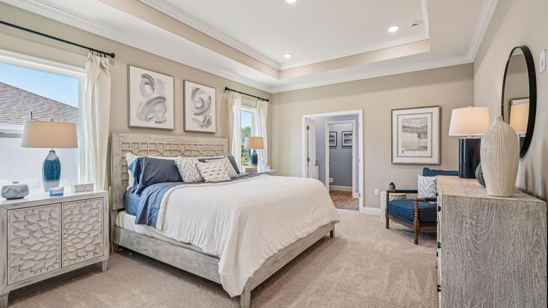 Winding down in your serene retreat can easily be a highlight of the day.