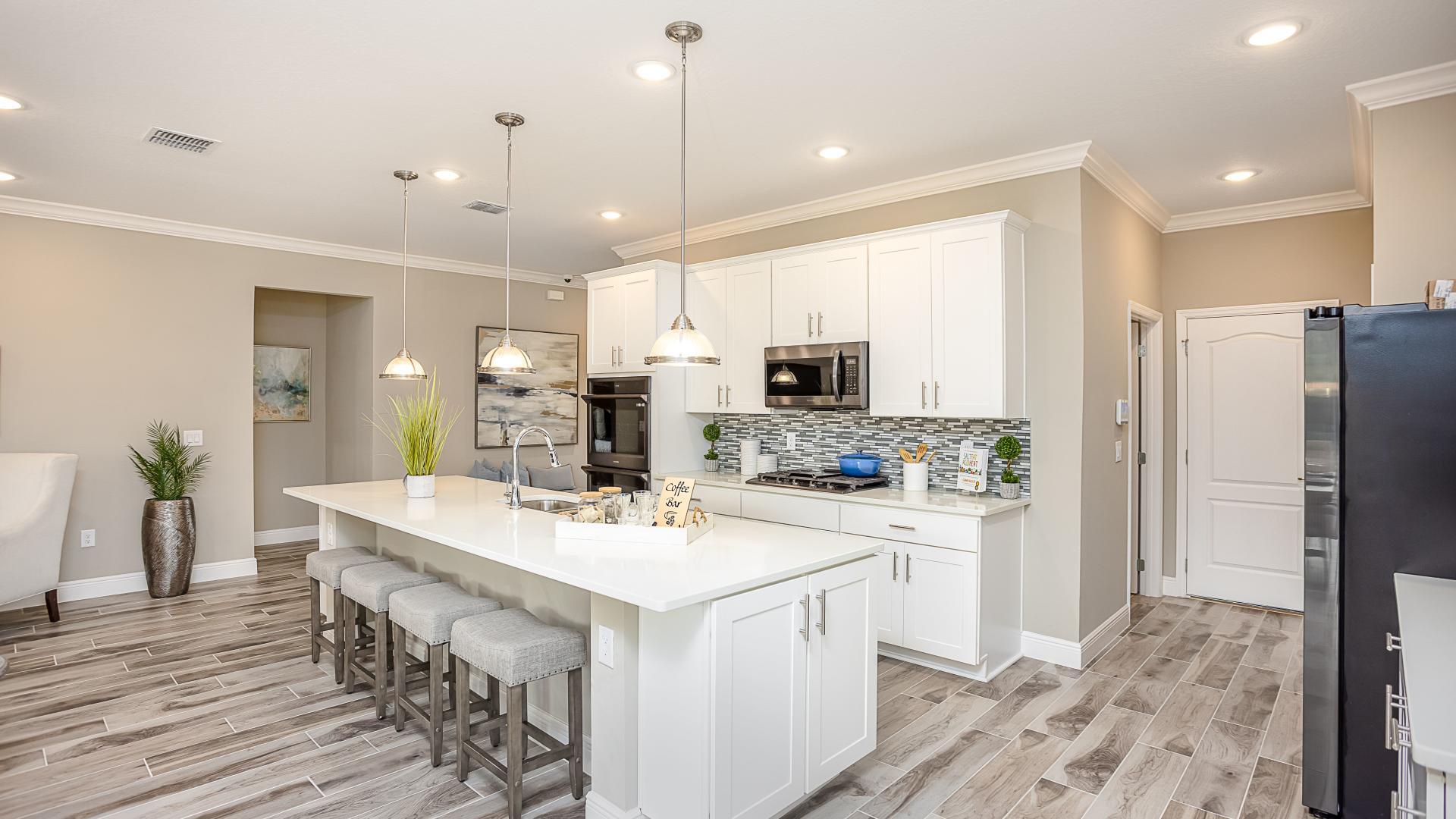 Superior energy efficiency with natural gas utilities: gas range, water heater, and dryer included!
