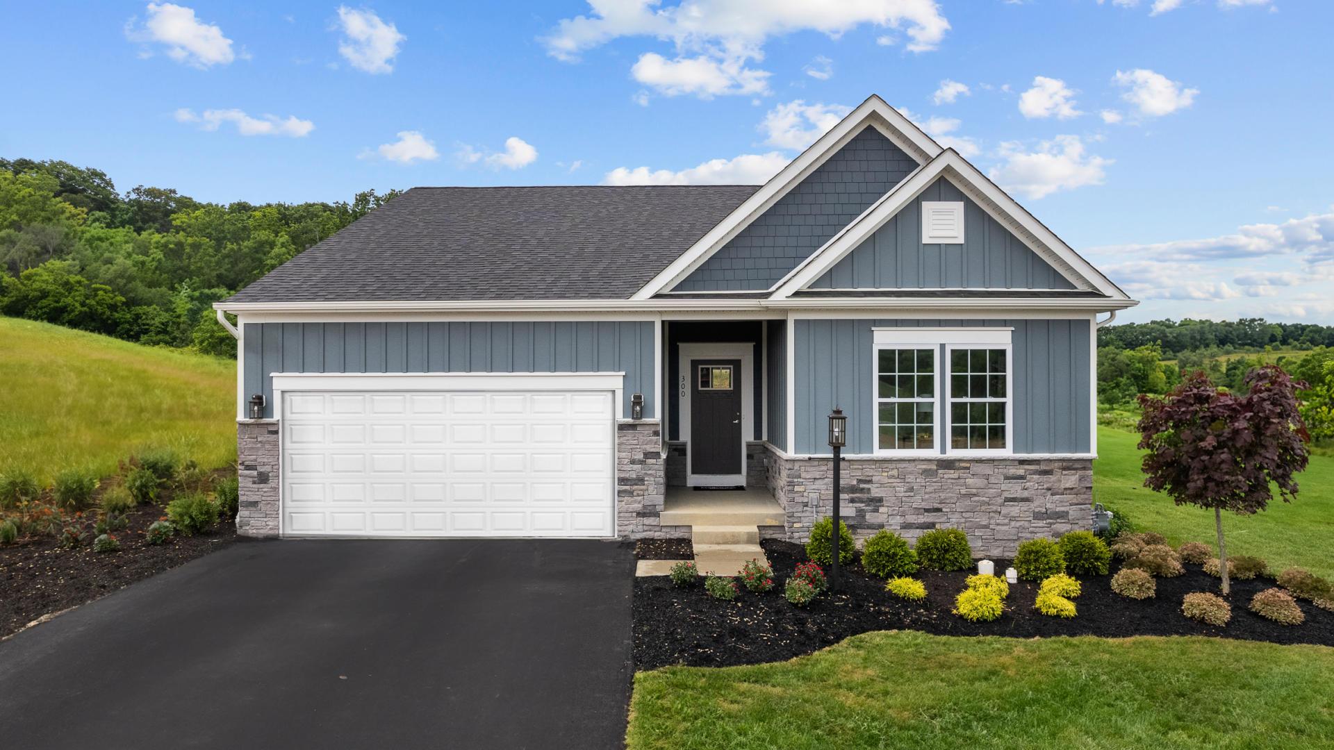 Find your new home in the peaceful and scenic community of Sarver!