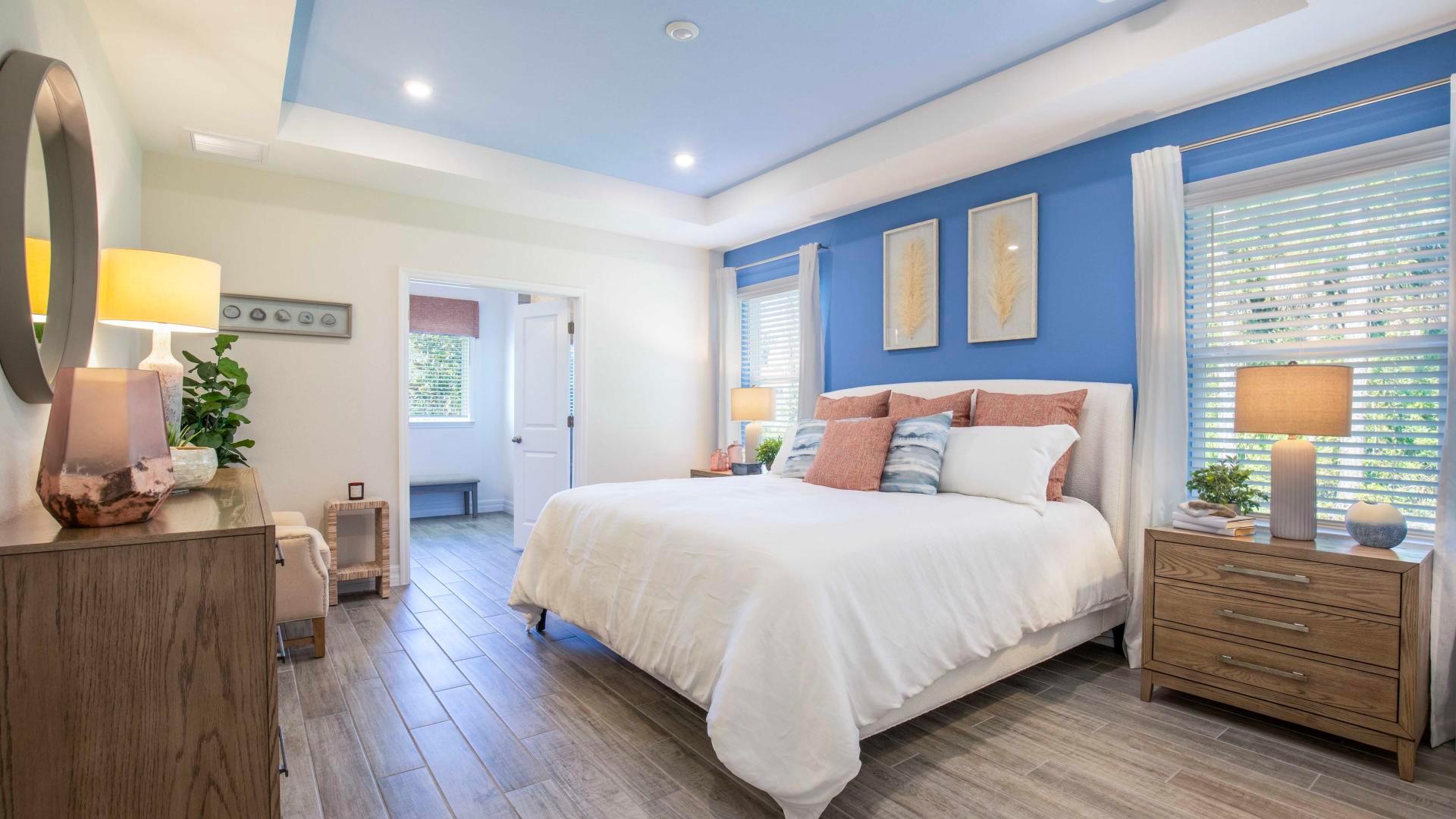 A bedroom retreat with the closet and bath you’ve always wanted.