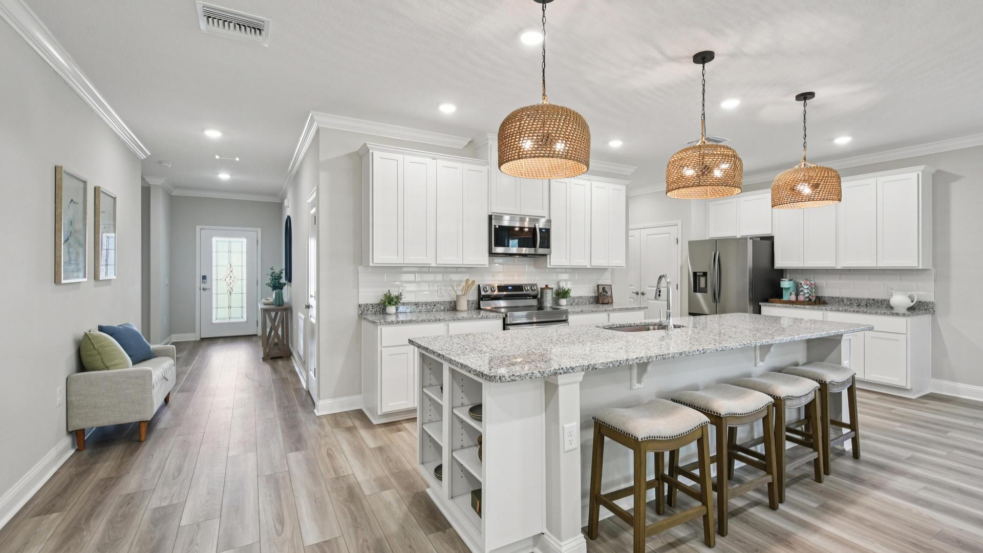 Be a part of the process when selecting your colors, finishes, flooring, countertops, and cabinets.