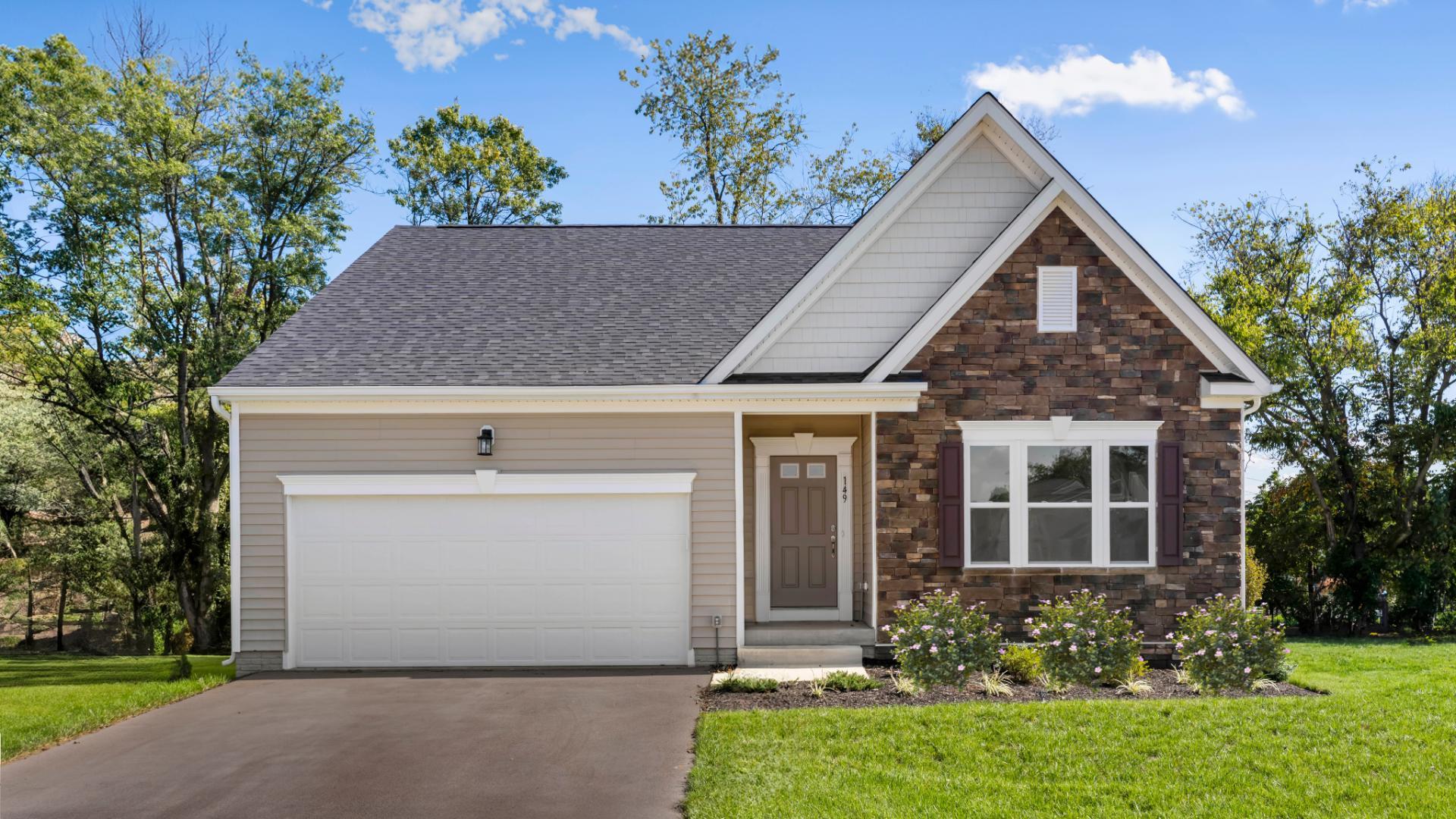 You can choose a ranch-style home and have all your living space on a single level.