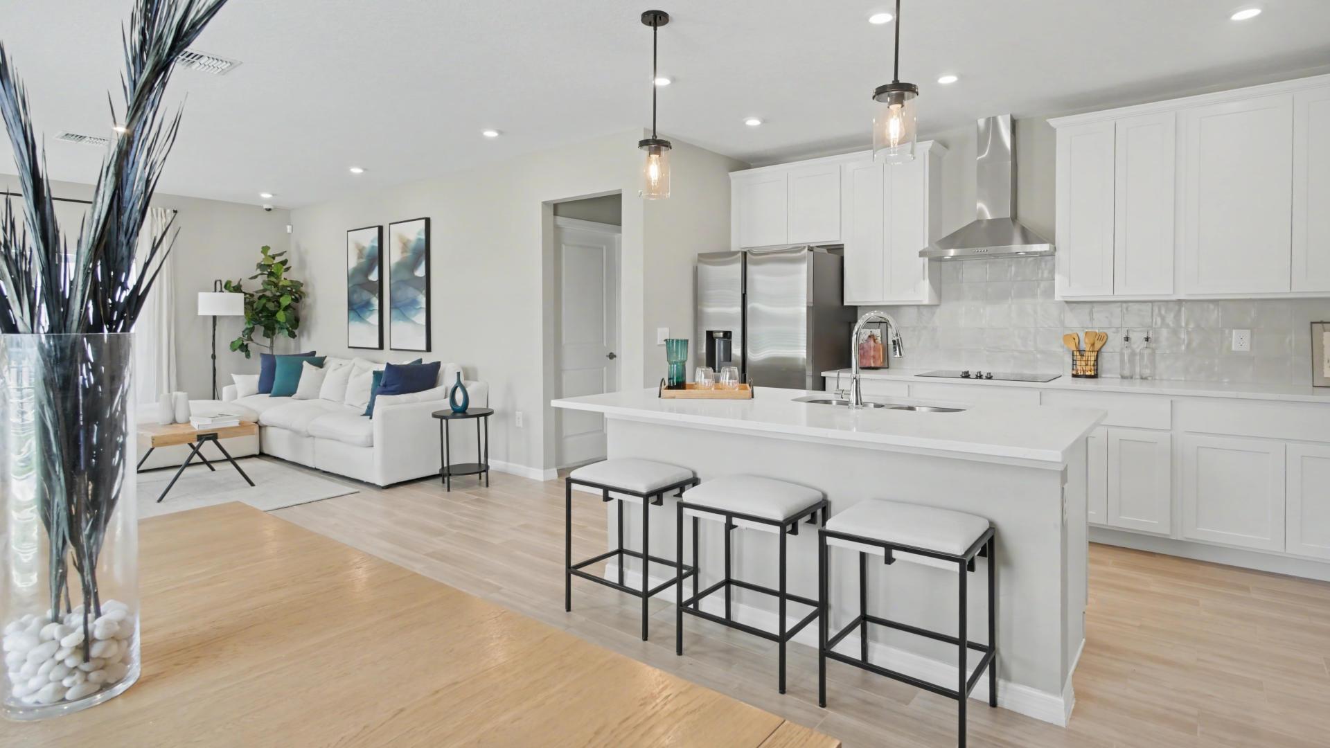 Make meals hassle-free in the kitchen that you helped design.