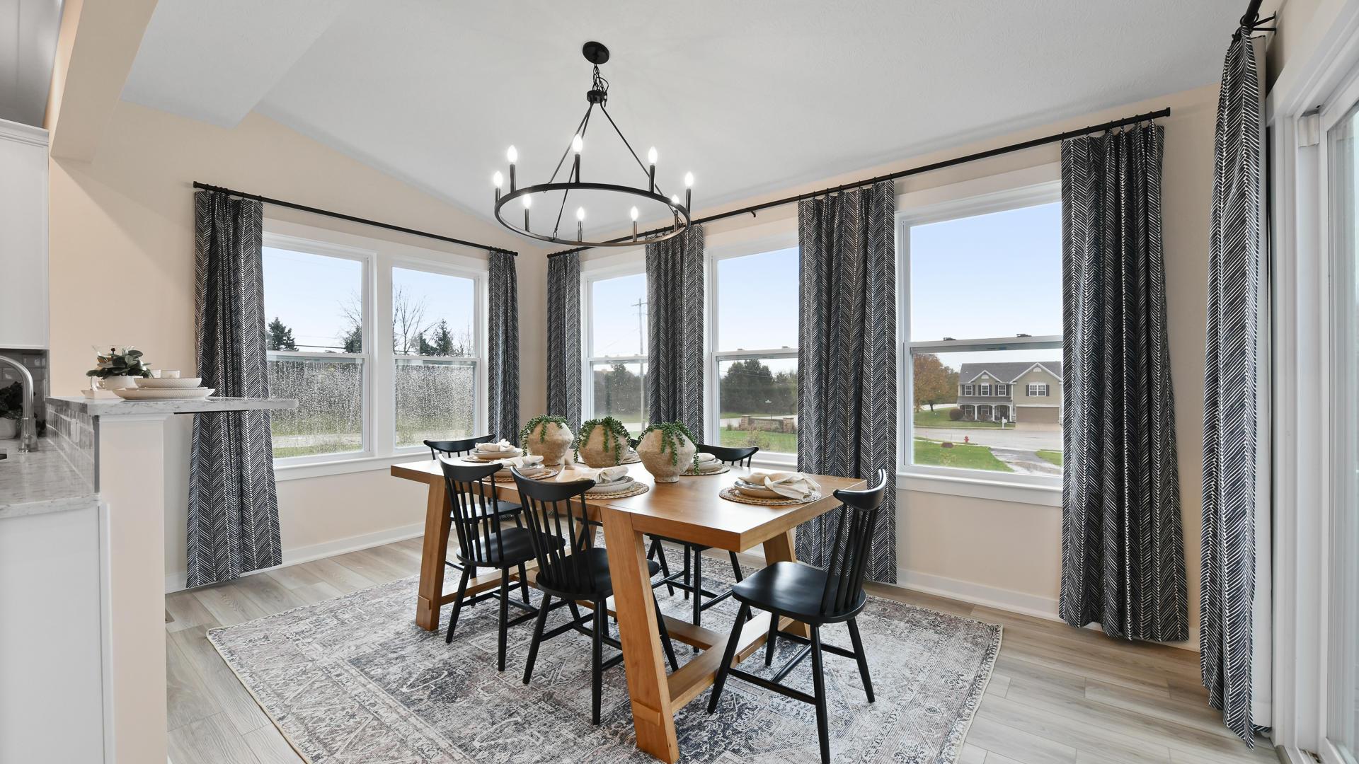 Light filled sunrooms only available with Maronda Homes!