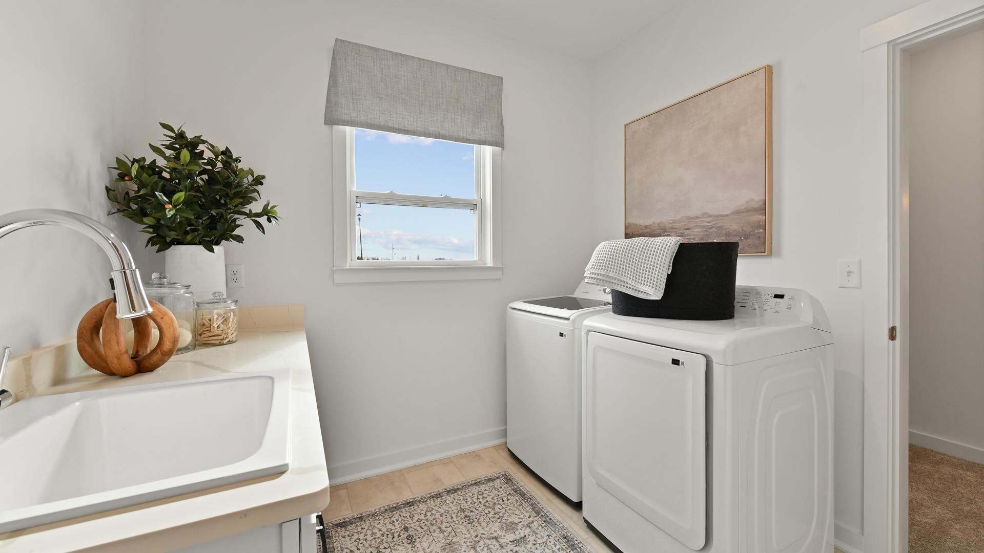 Laundry days are easier when it’s all yours.