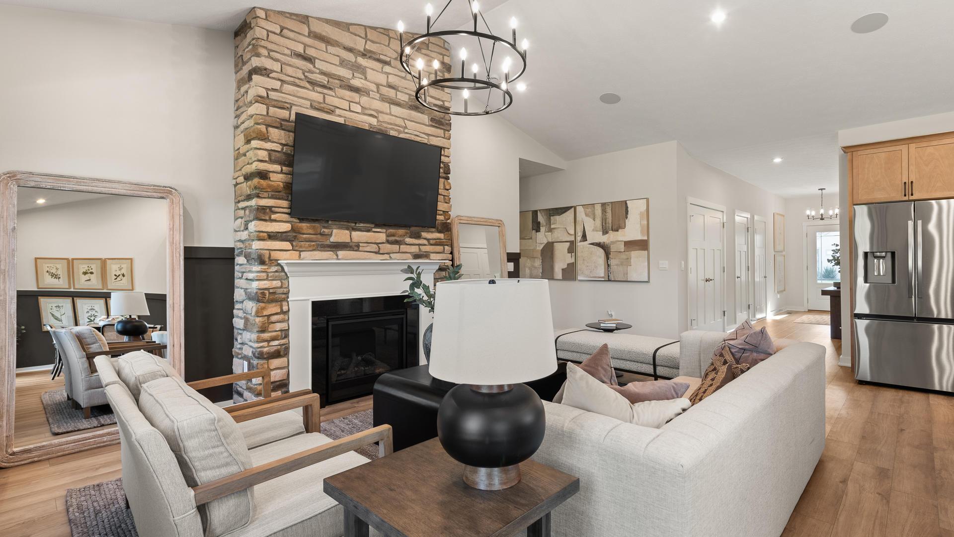 Open floor plans make it easy to entertain friends and family!