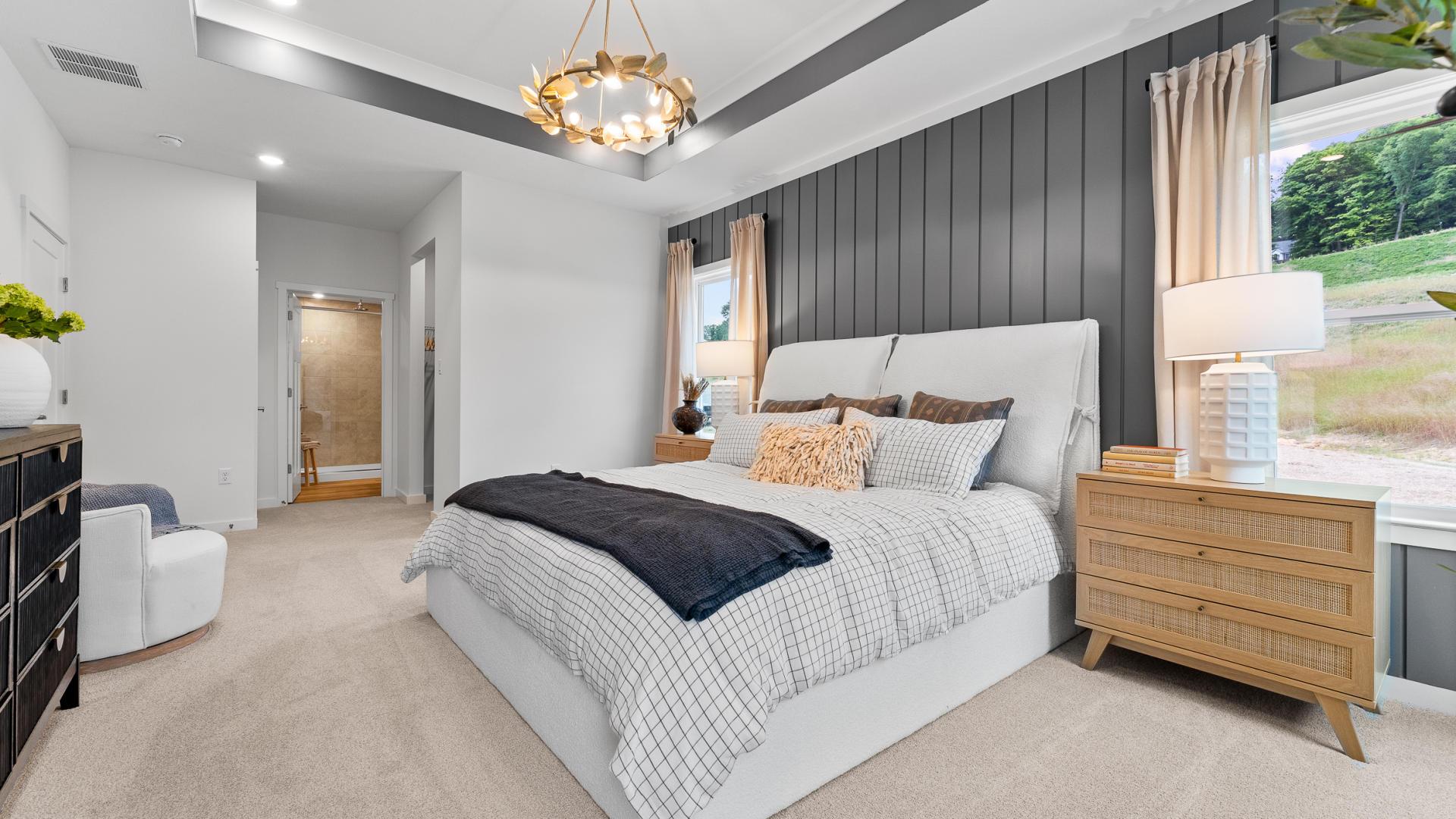 Relax in your private master bedroom with an en suite bathroom.