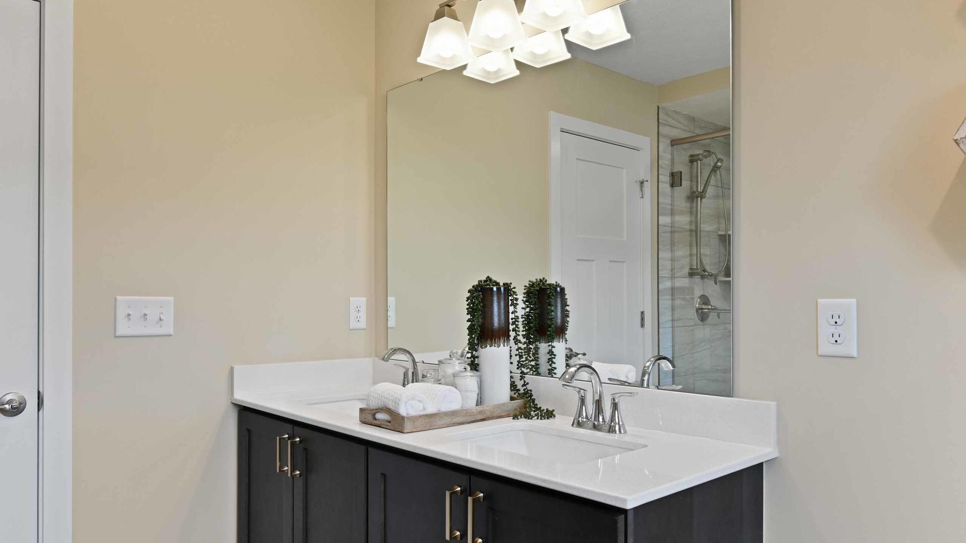 Relax in your private master bathroom at the end of the day.