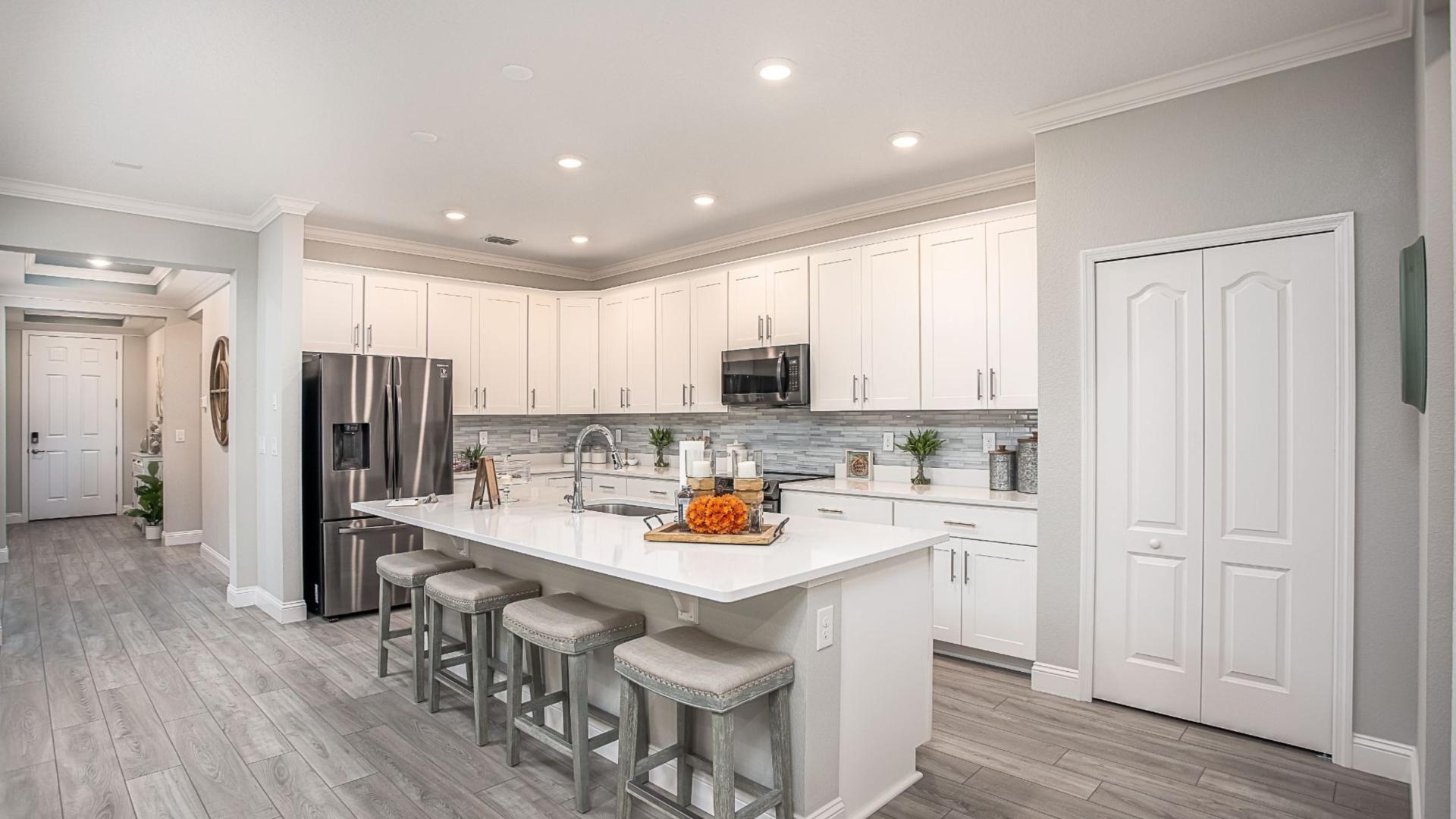 Island centerpiece with selectable finishes—creates a kitchen everyone asks for seconds in. Join the List