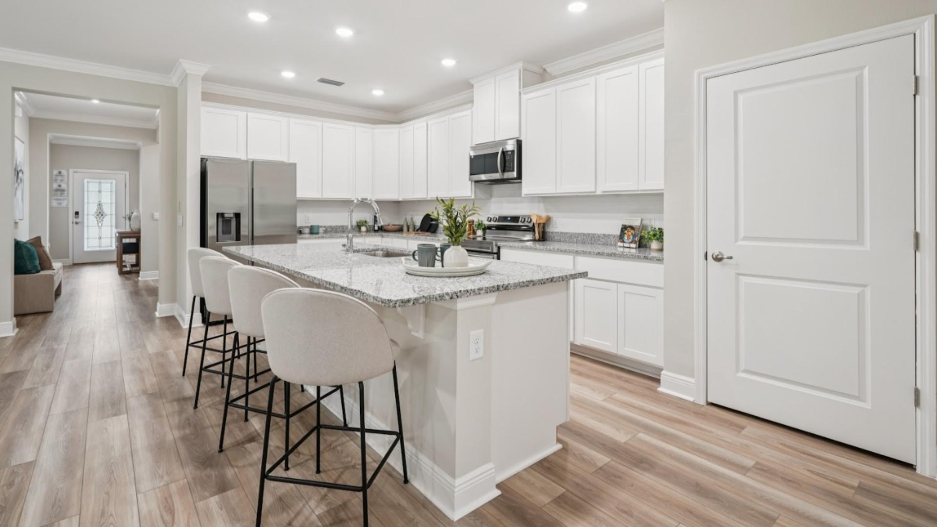 Island centerpiece with selectable finishes—creates a kitchen everyone asks for seconds in. Join the List