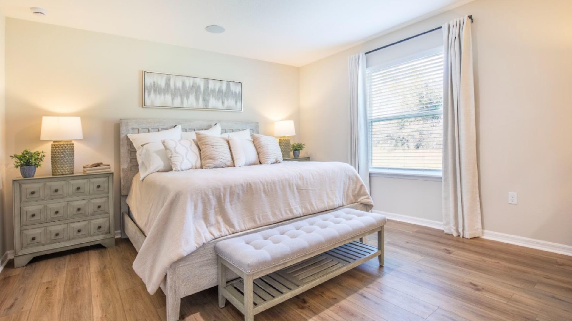 You deserve a master bedroom with room to stretch, relax, and enjoy.
