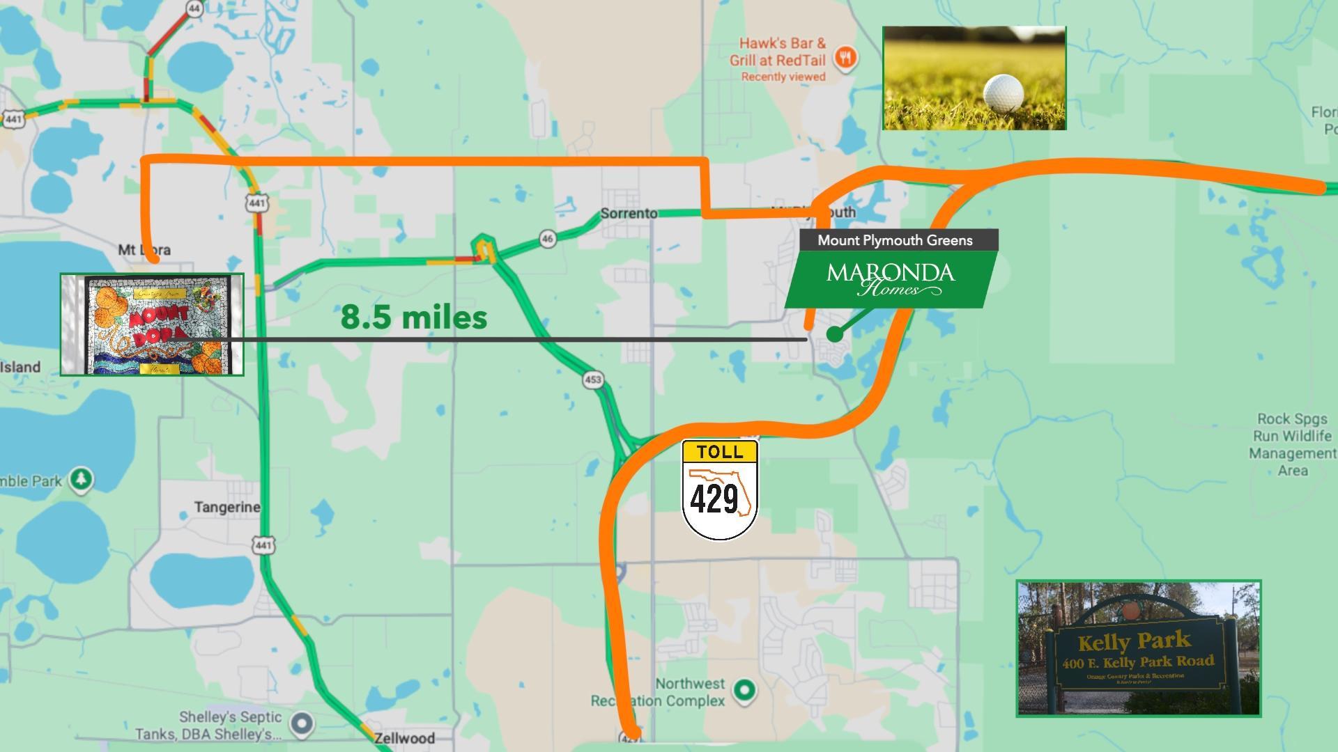 The 429 connector is 2 minutes away, providing convenient commutes to Lake Mary, Mount Dora and more.