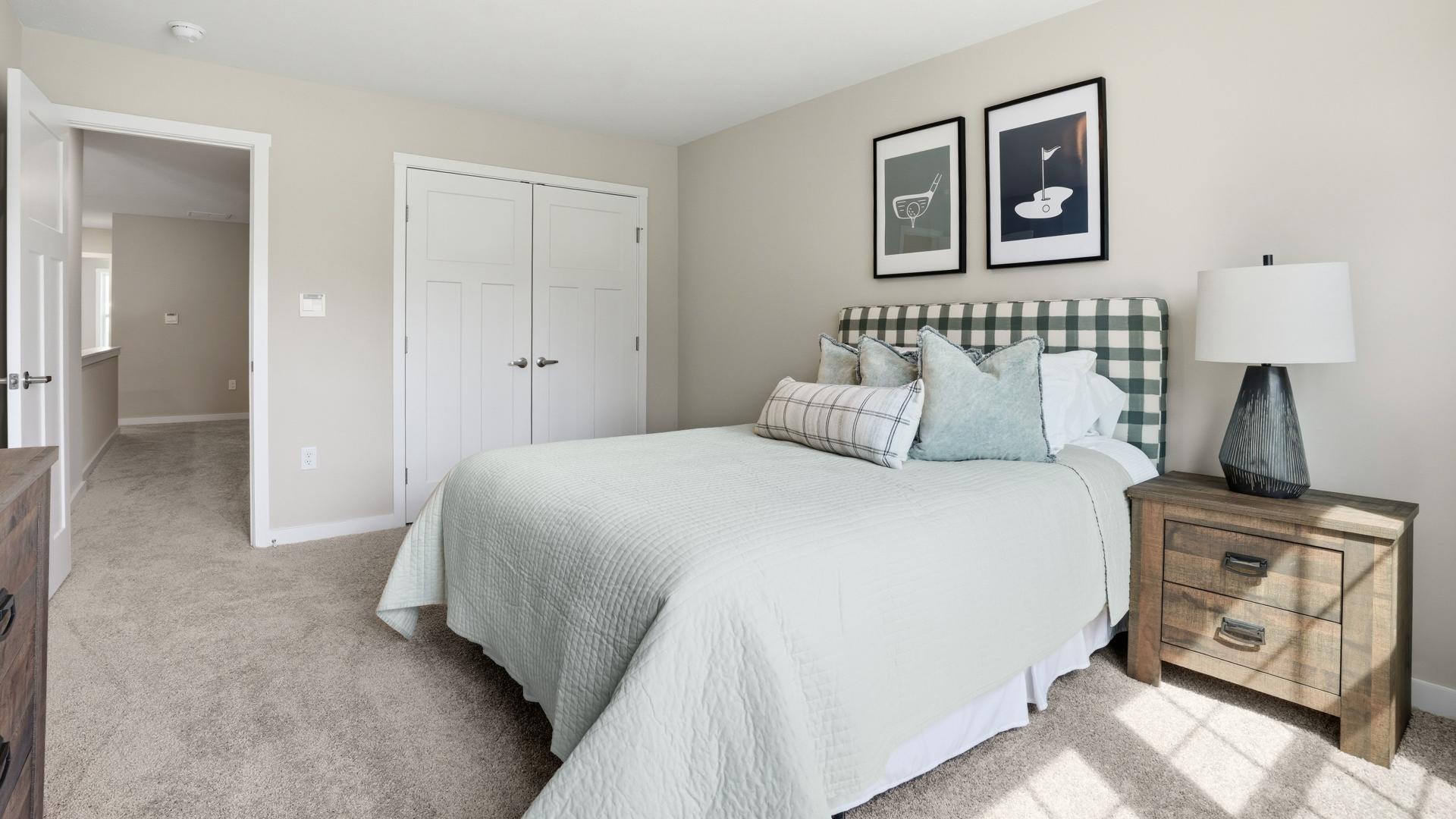 Luxurious master suites with spacious, walk-in closets and spa-like baths.