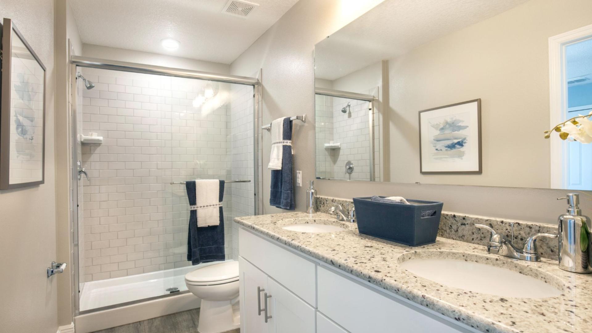 Get ready without the wait – multiple baths, and dual vanities make mornings smoother.