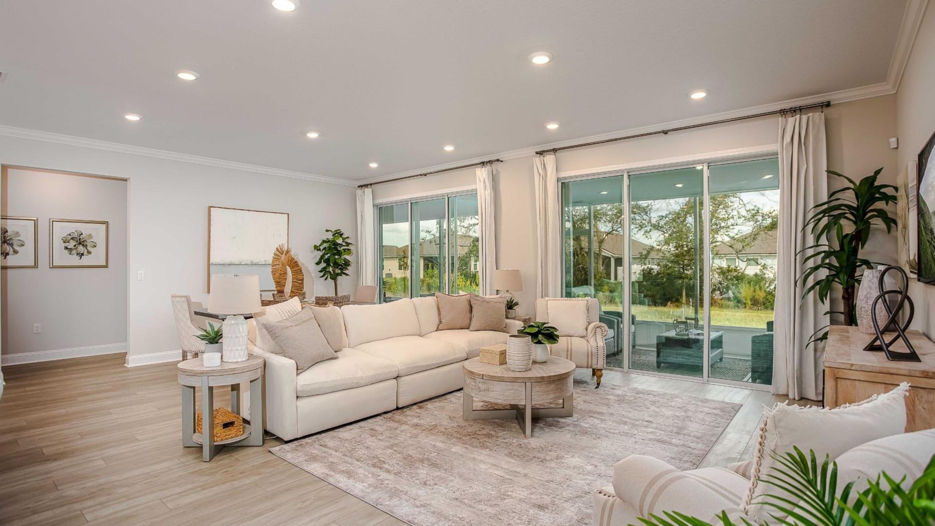 Movie nights, game days, and get-togethers – all in one great room.