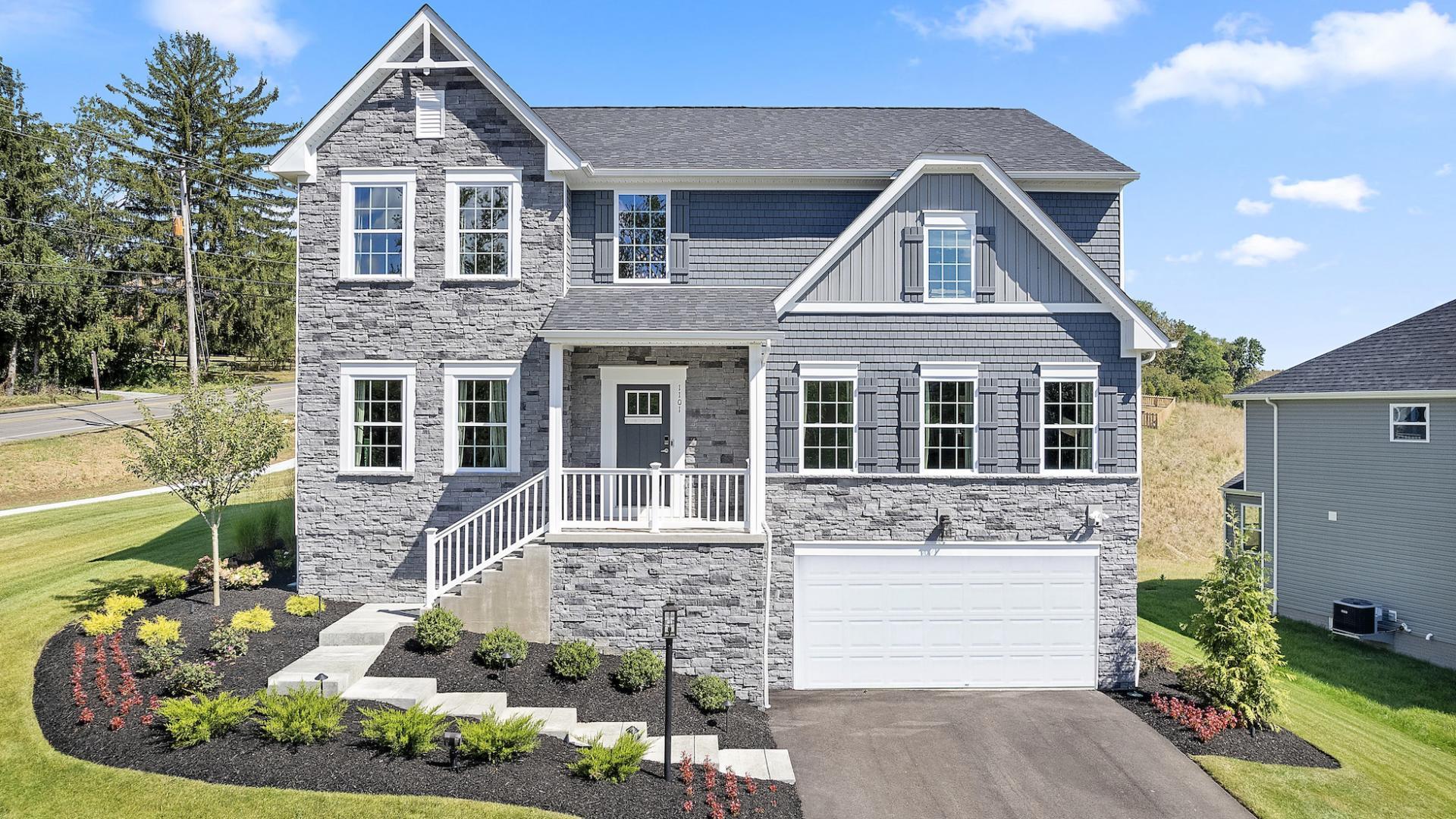 Single-family homes now selling in Oakdale, PA.