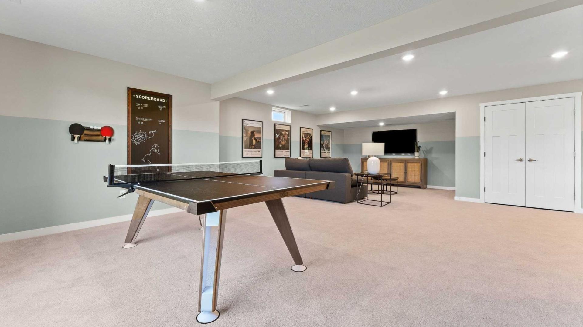 Finish the basement for extra hangout space – perfect for game nights and sleepovers.