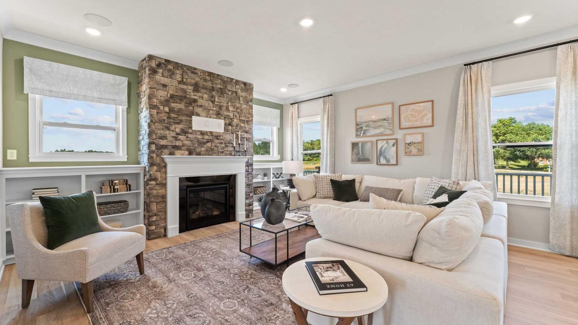 Personalize your new home with built-in bookcases, a gas fireplace, enhanced trim, 2-story family rooms, and more!