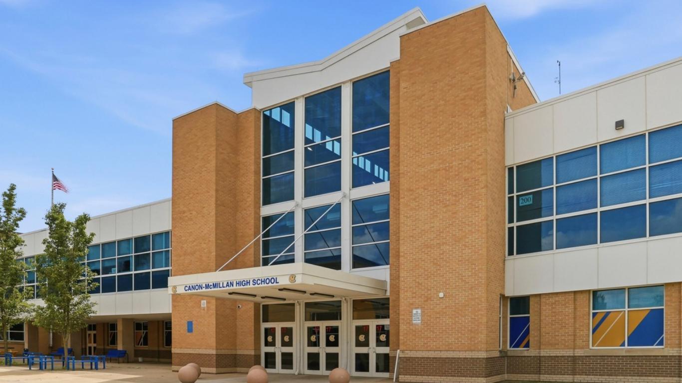 Children at Silver Creek can attend the award-winning Canon-McMillan School District.