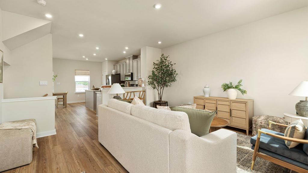 Perfect hang out space for watching the Saturday game or hosting family.