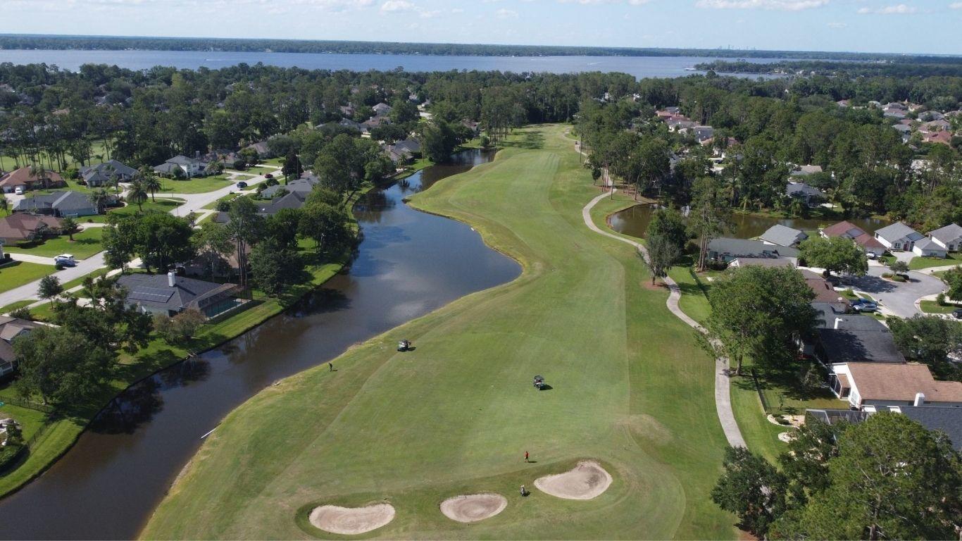 Tee off close to home at Eagle Harbor and Fleming Island Golf Club, just 11 miles away.
