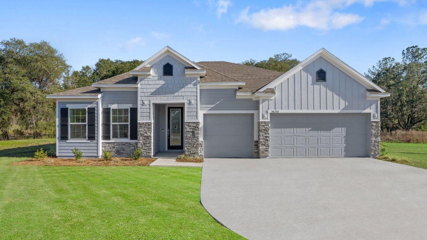 Select homesites offer up to 3-car garages. Join the List for homesite updates.