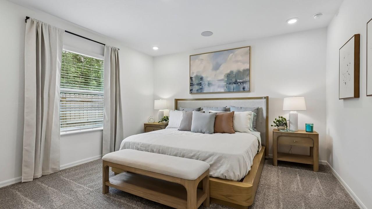 You deserve a master bedroom with room to stretch, relax, and enjoy.